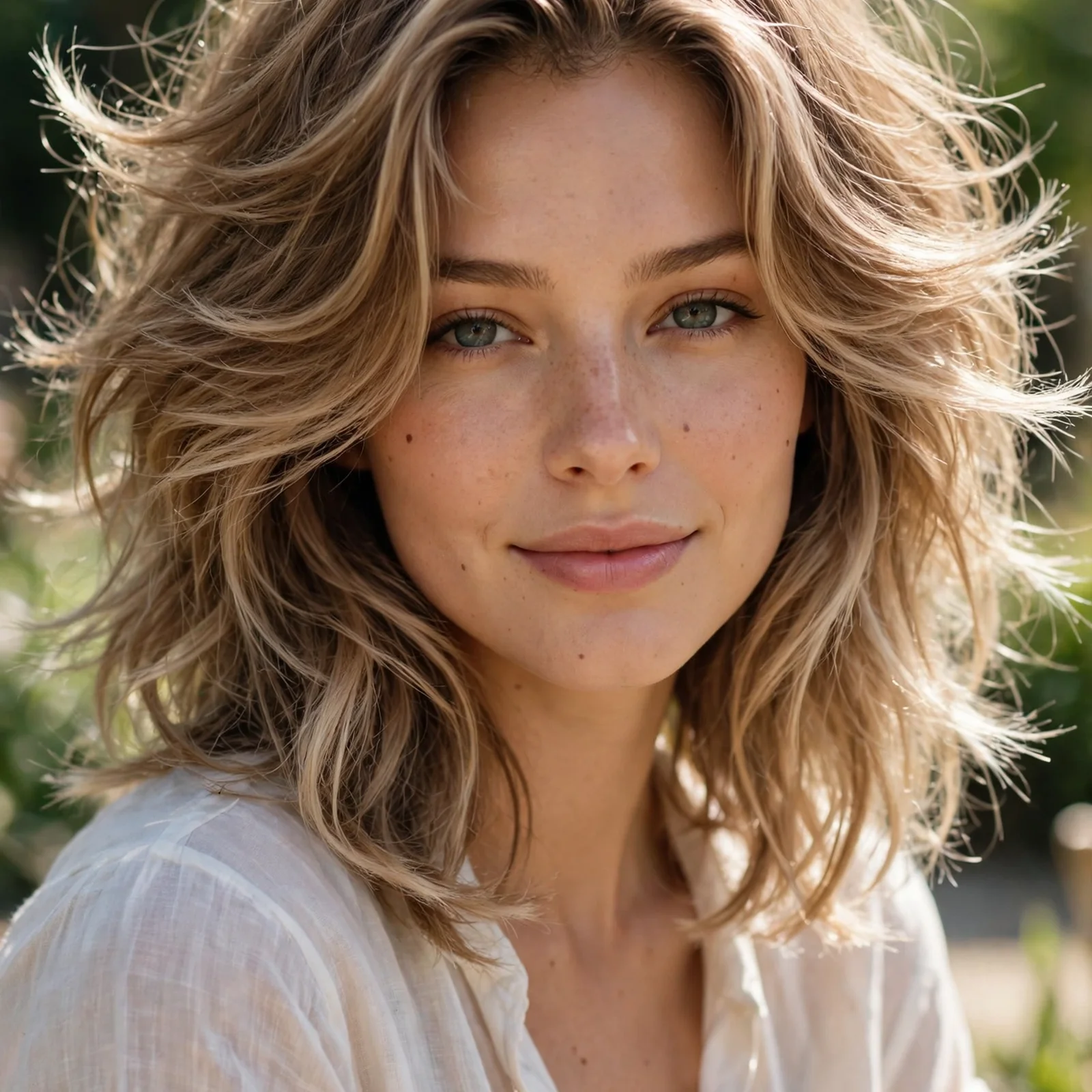 25 Lightweight Hairstyles for Women With Thick Hair (Easy to Manage in Heat): Feathered Shoulder Cut