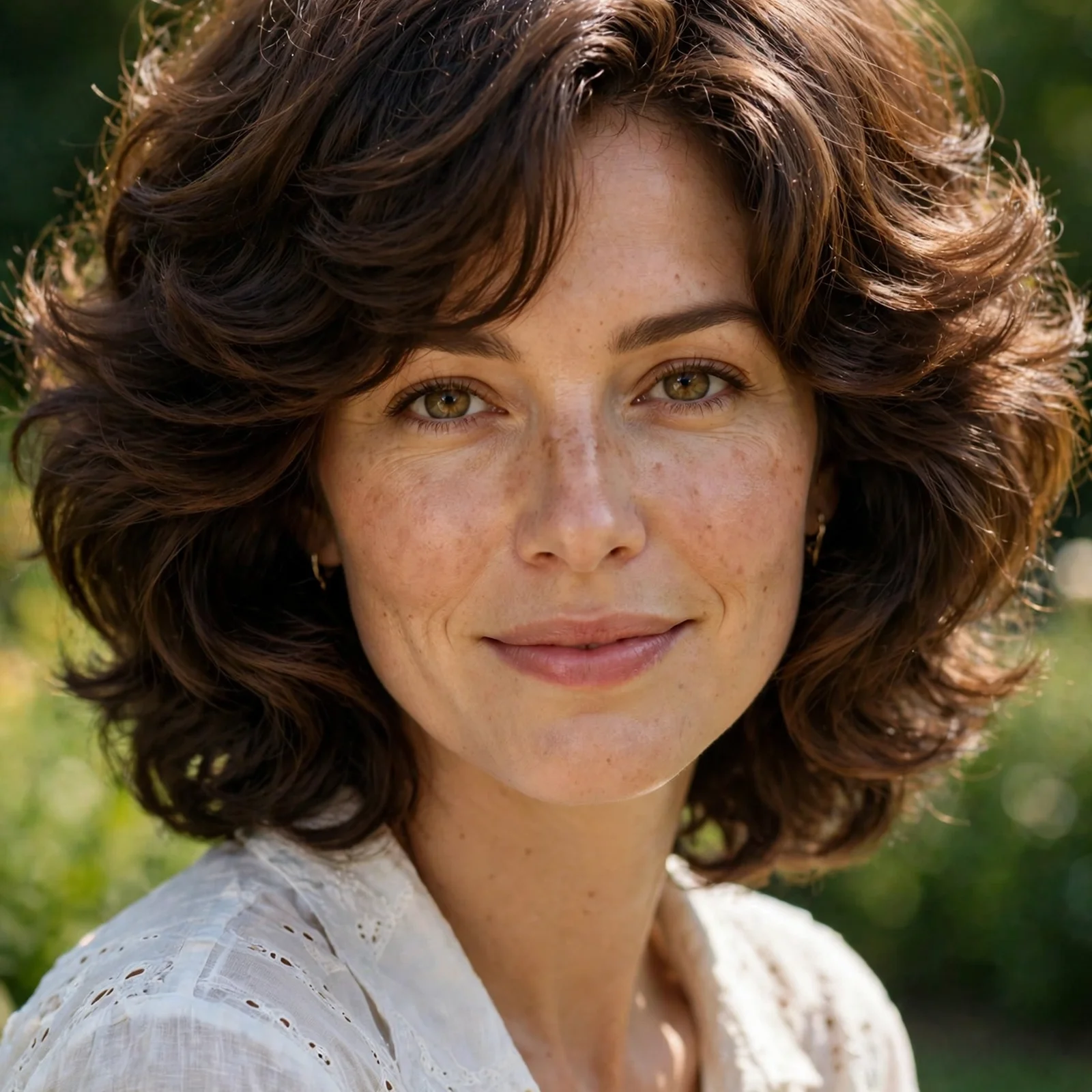 25 Lightweight Hairstyles for Women With Thick Hair (Easy to Manage in Heat): Rounded Layered Lob