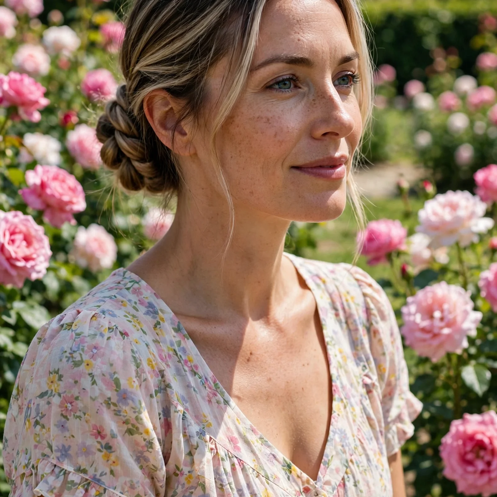 25 Long Hair Summer Hairstyles for Women That Don’t Get Messy in Heat: Low Braided Bun