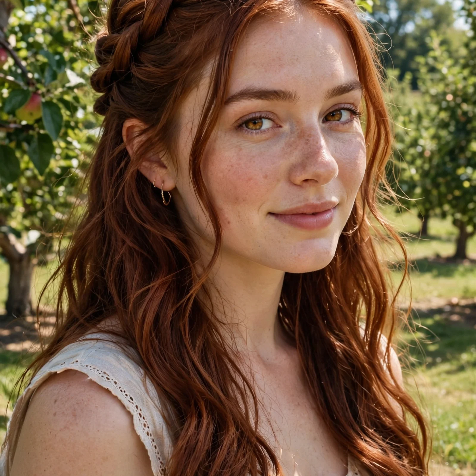 25 Long Hair Summer Hairstyles for Women That Don’t Get Messy in Heat: Twisted Crown Half-Up Style