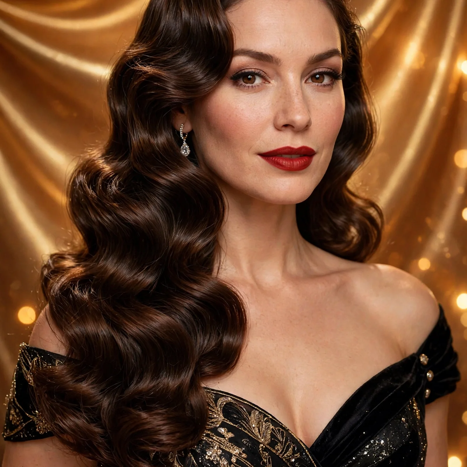 20 Stunning Long Hairstyles for Women That Are Trending in 2026: Hollywood Glam Waves