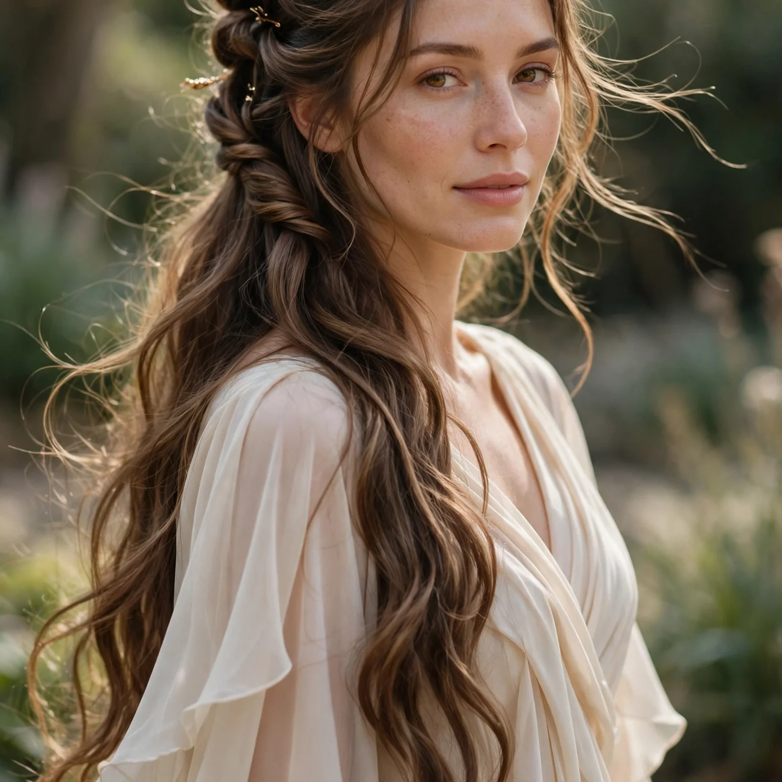 20 Stunning Long Hairstyles for Women That Are Trending in 2026: Twisted Half-Up Style