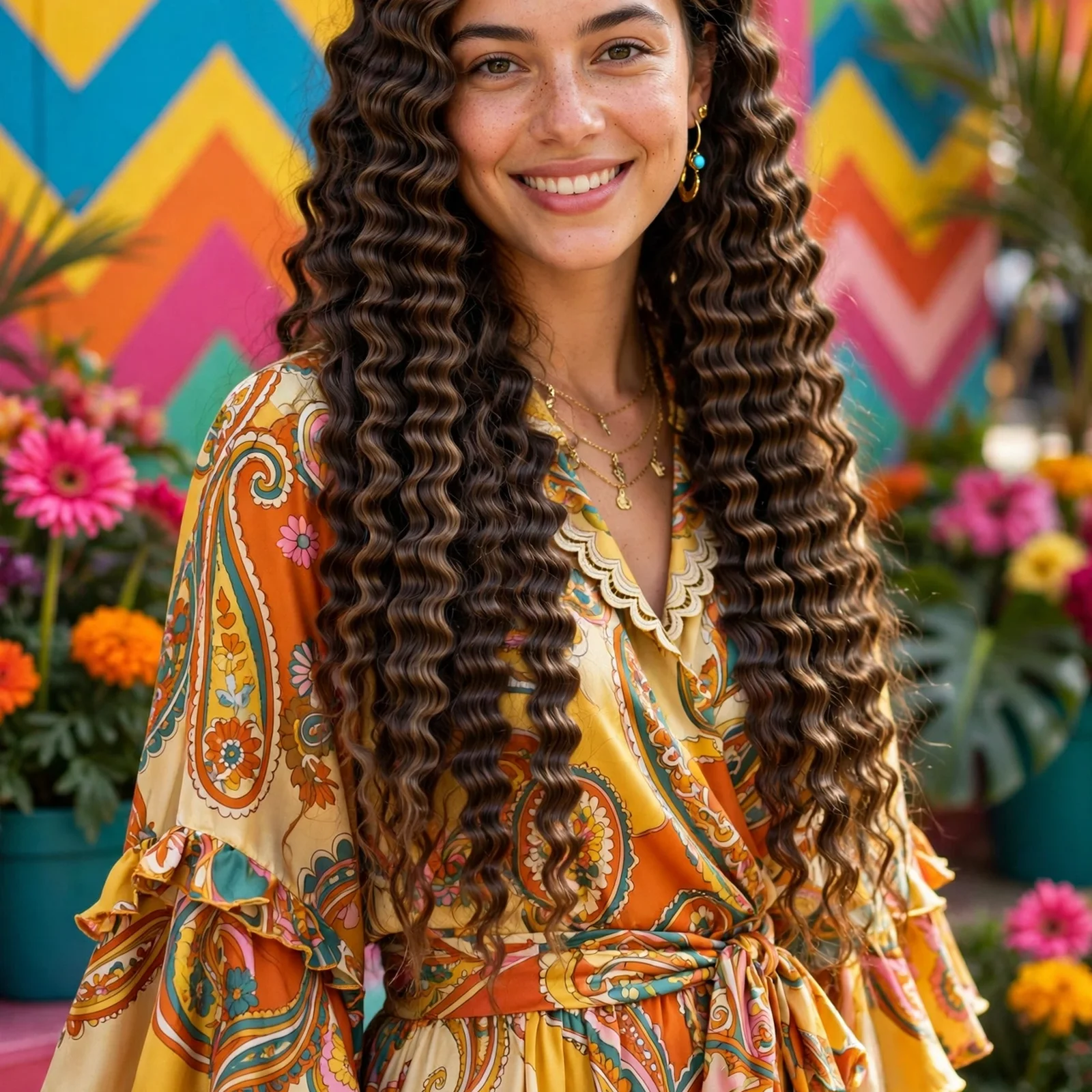 20 Stunning Long Hairstyles for Women That Are Trending in 2026: Crimped Long Hair