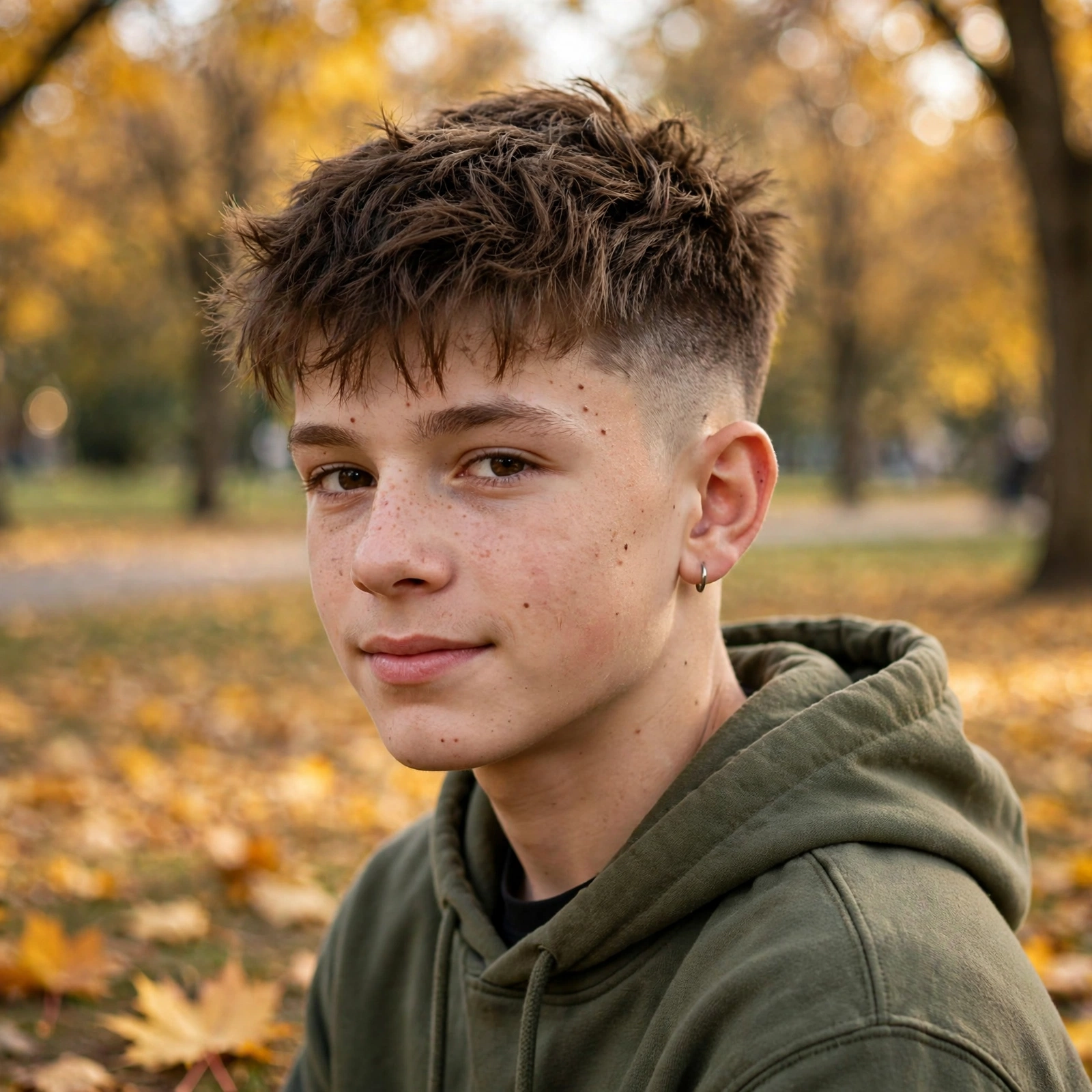Low Maintenance Fall Haircuts for Teen Boys: The Textured French Crop