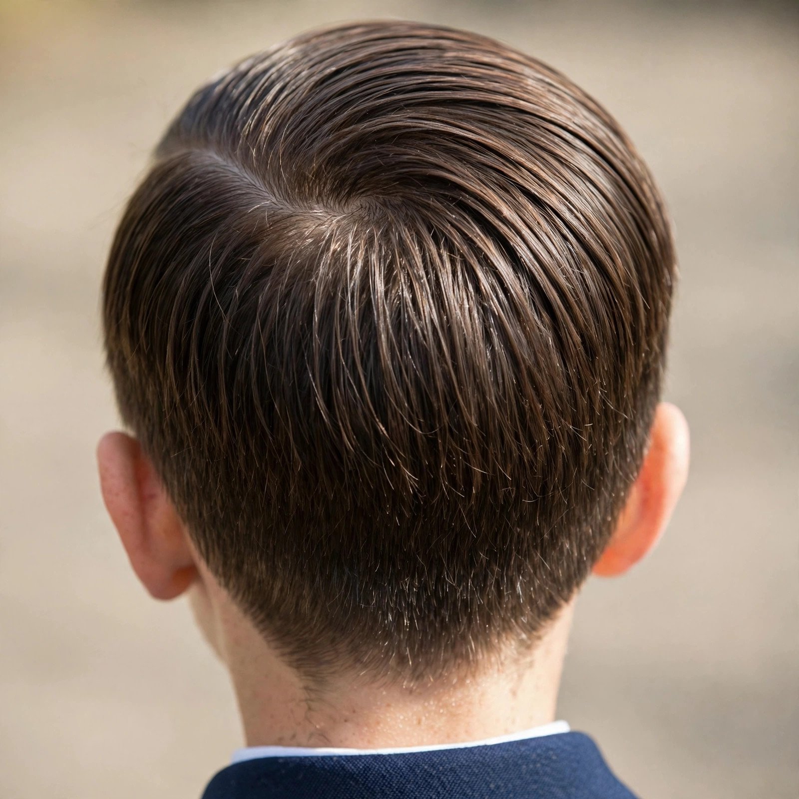 Classic Gentleman Cut - boys hairstyle, back view