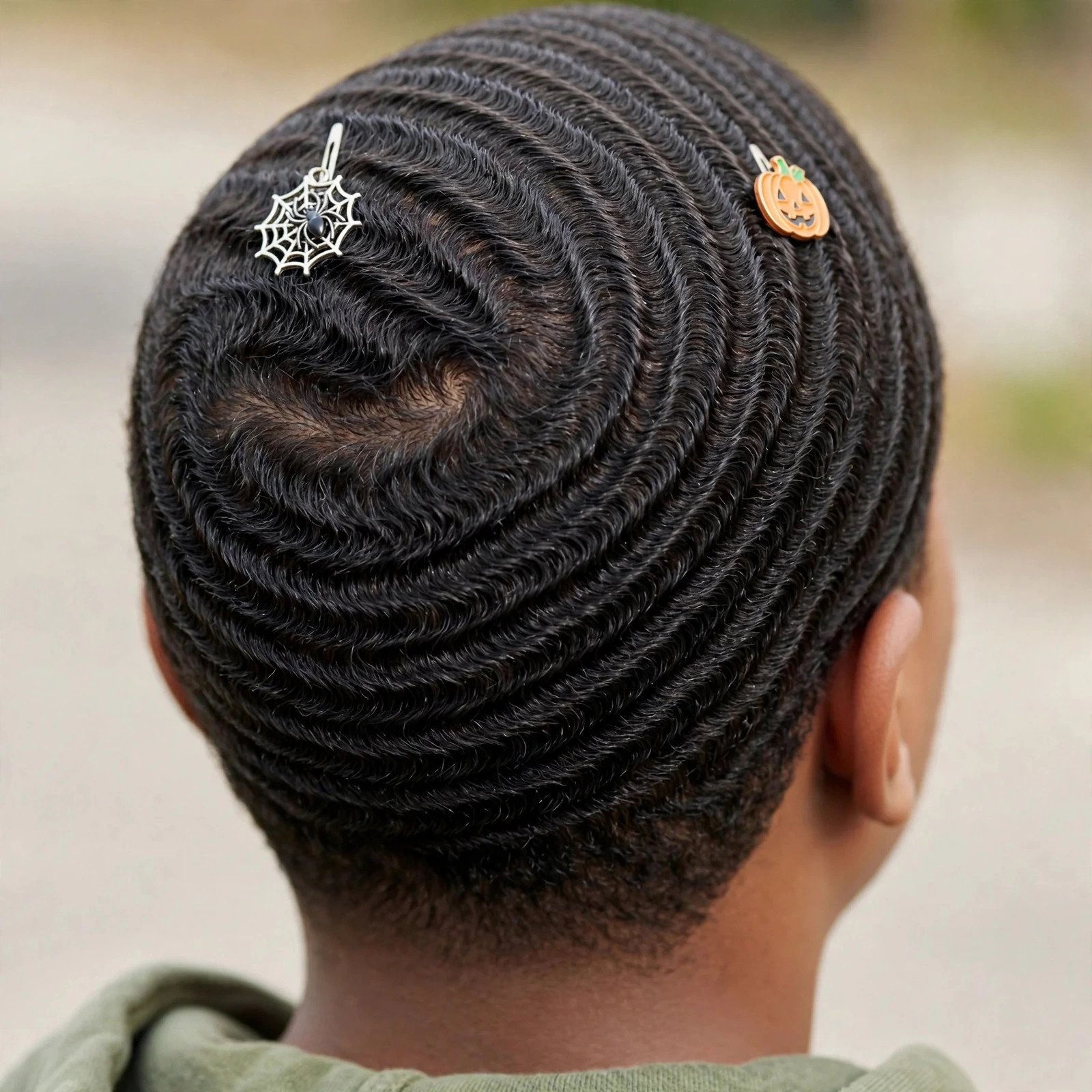 Pirate Waves - boys hairstyle, back view