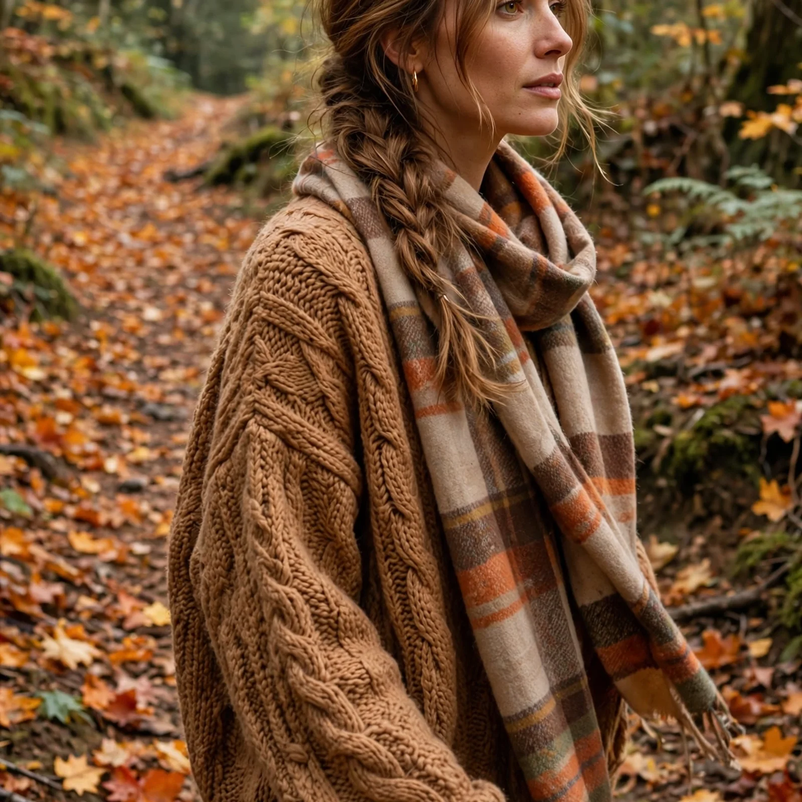 15 Stylish Medium Hairstyles For Women In Fall: Chic Side Braid
