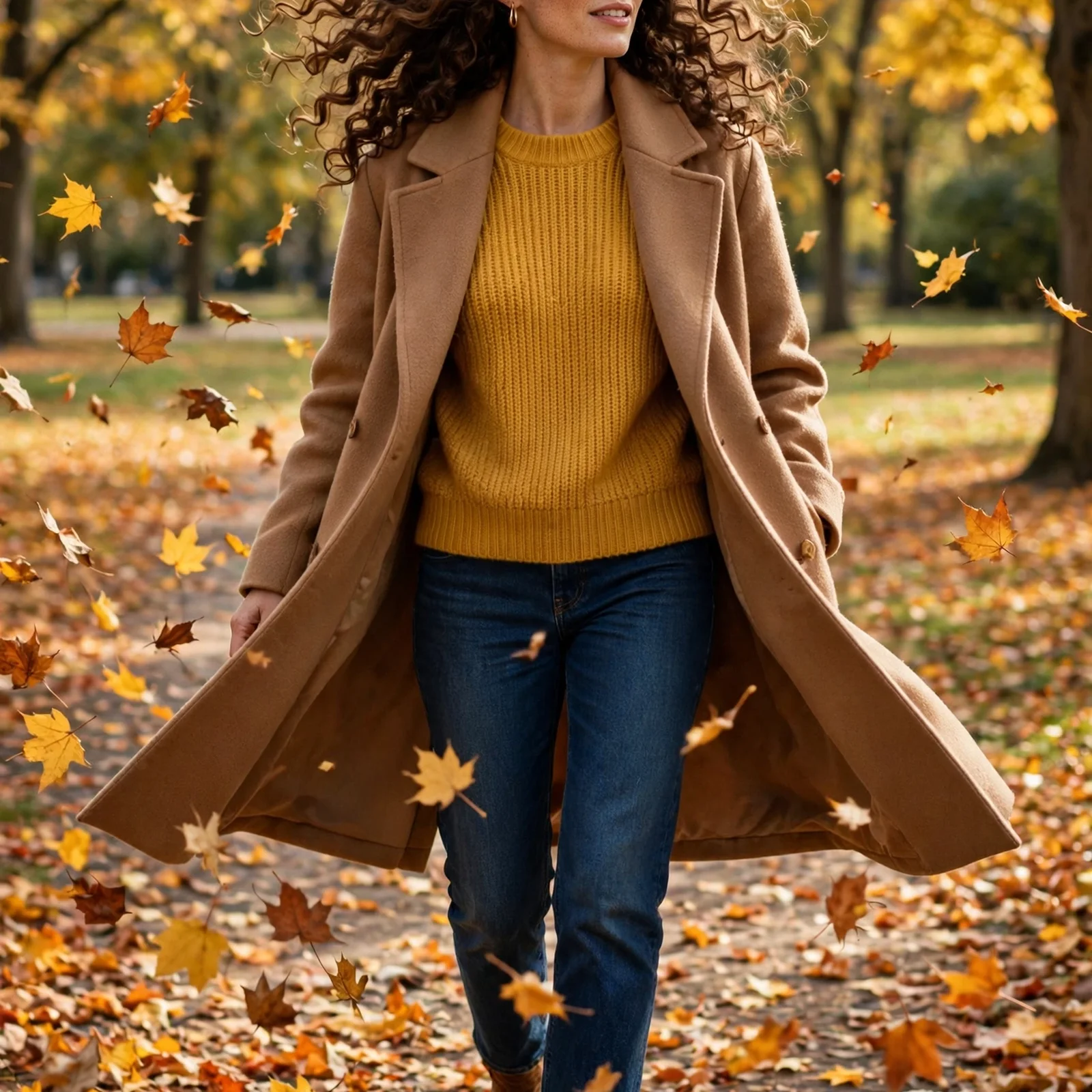 15 Stylish Medium Hairstyles For Women In Fall: Medium Curls with Volume