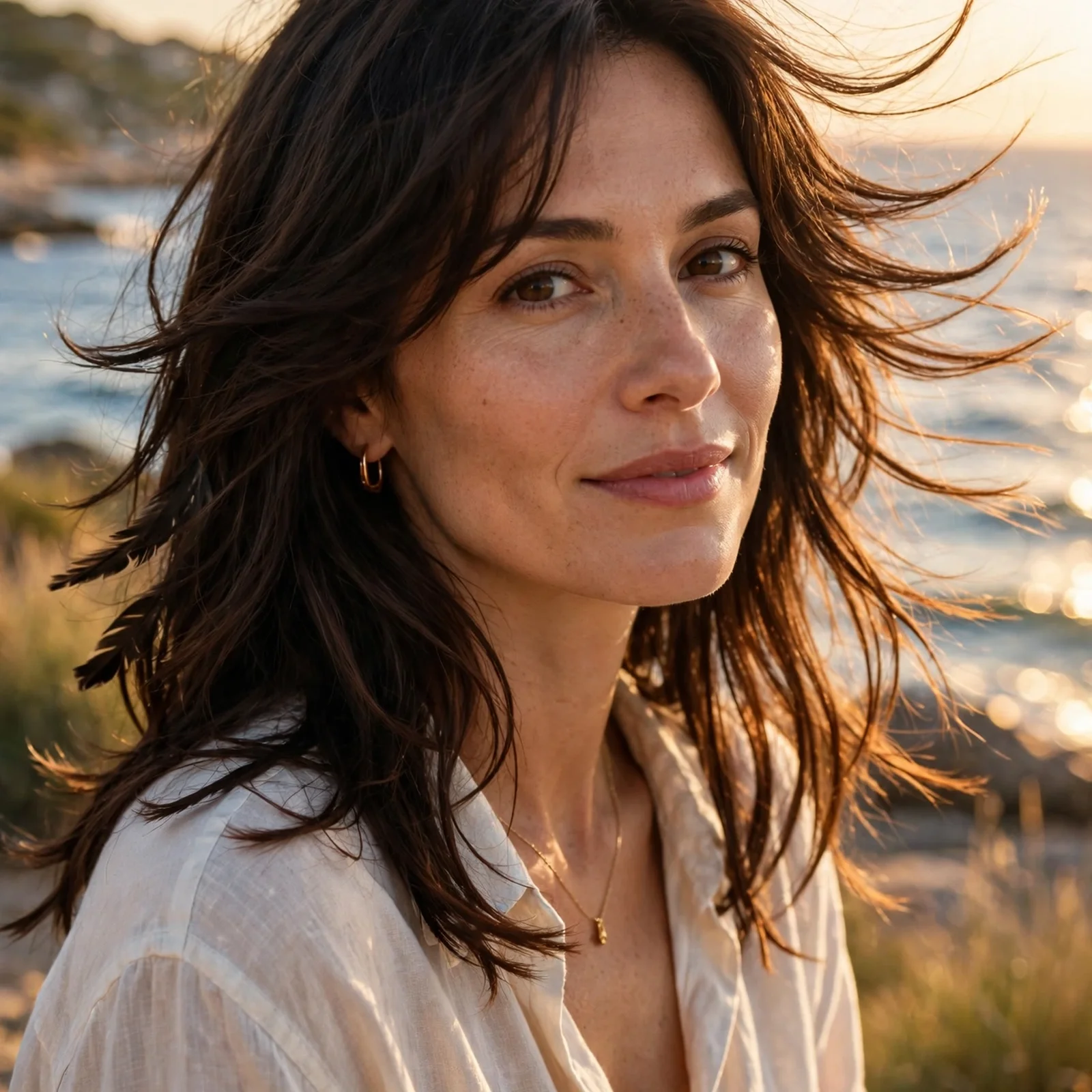 25 Medium Length Summer Hairstyles for Women That Stay Fresh All Day: Feathered Summer Layers