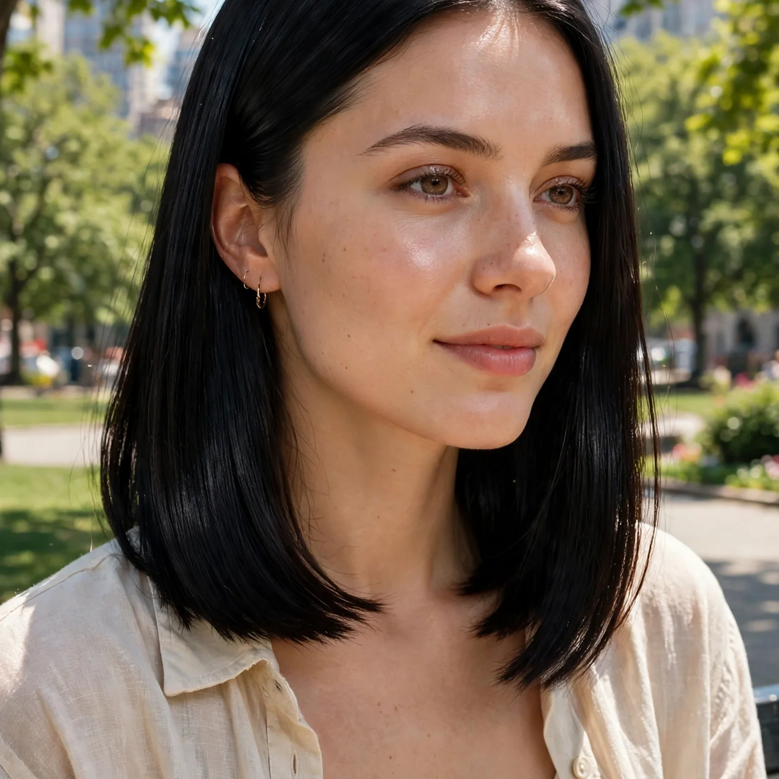 25 Most Attractive Summer Hairstyles for Women (Trending 2026 Styles): Sleek Glass Hair Lob