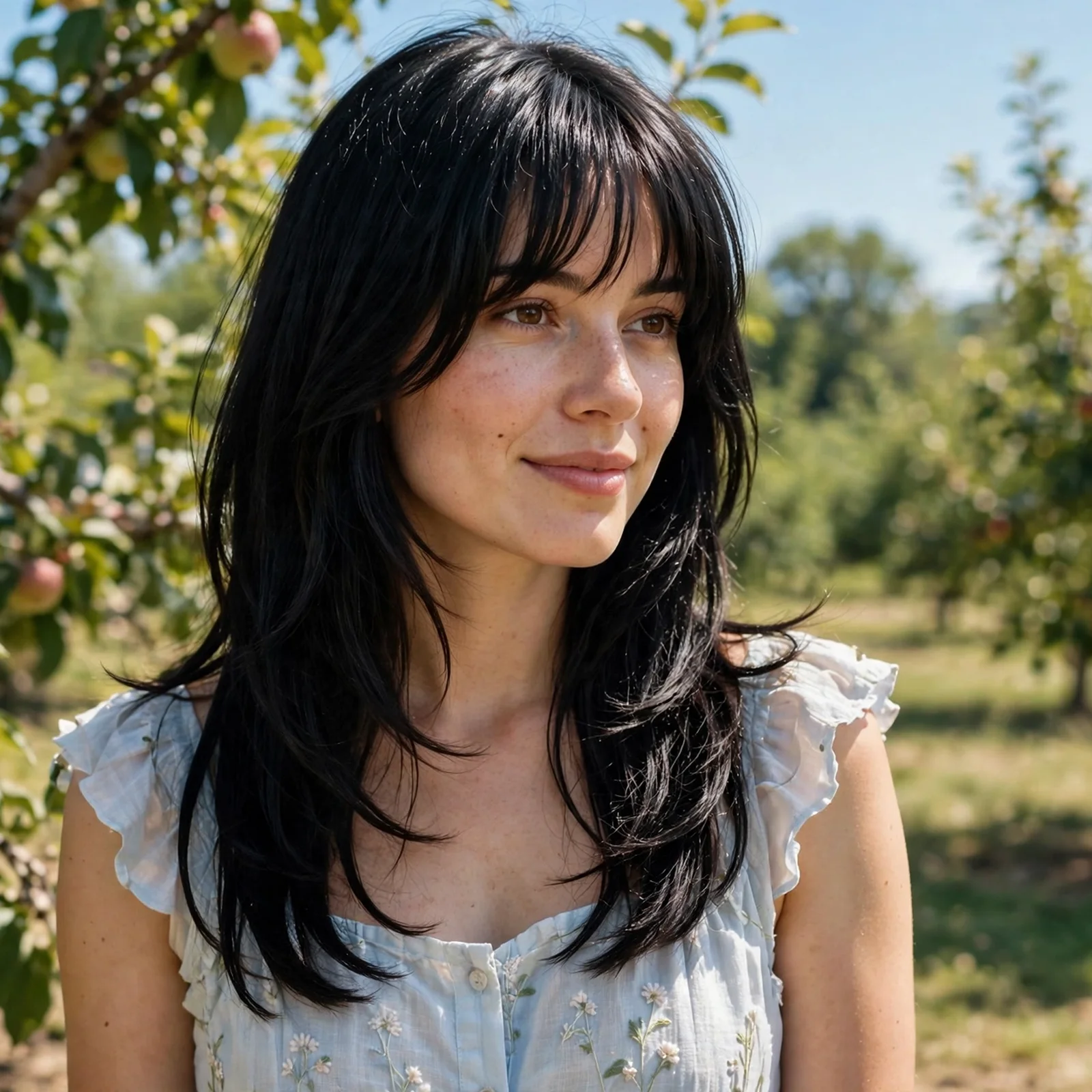 25 Most Attractive Summer Hairstyles for Women (Trending 2026 Styles): Layered Hair with Bottleneck Bangs