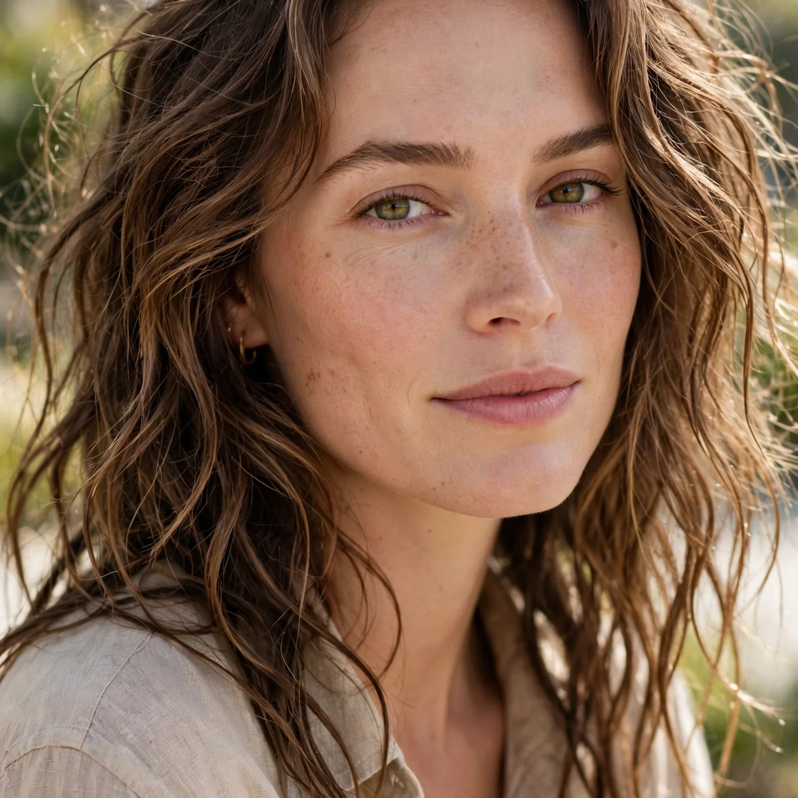 25 No Heat Hairstyles for Women That Look Styled Without Any Tools: Air-Dried Natural Waves