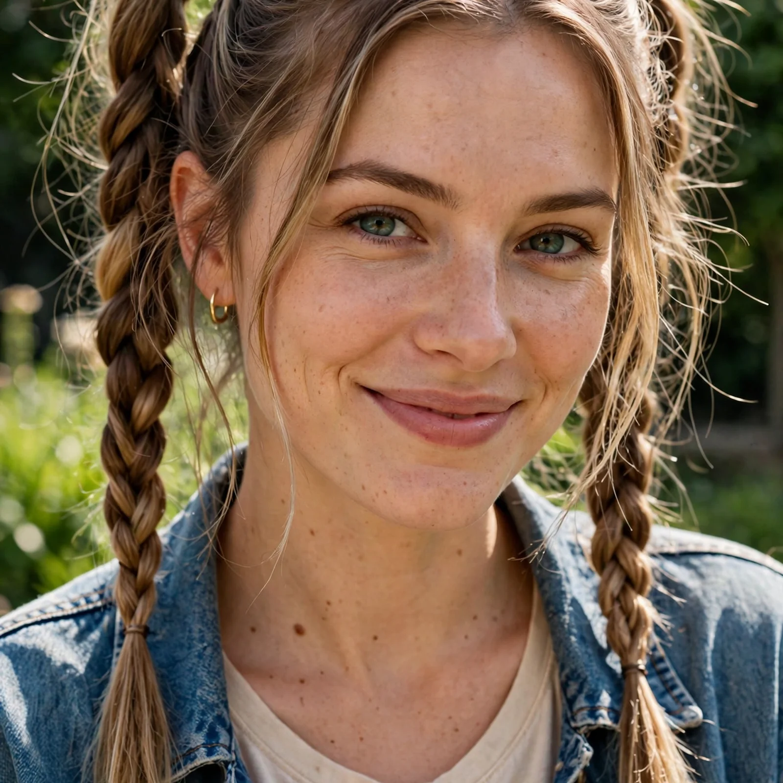 25 No Heat Hairstyles for Women That Look Styled Without Any Tools: Braided Pigtails