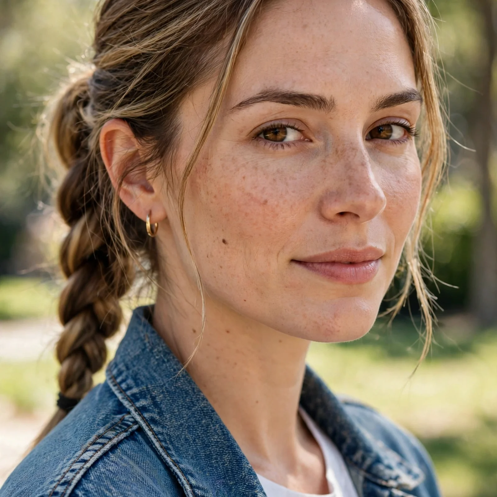 25 No Heat Hairstyles for Women That Look Styled Without Any Tools: Low Braided Ponytail