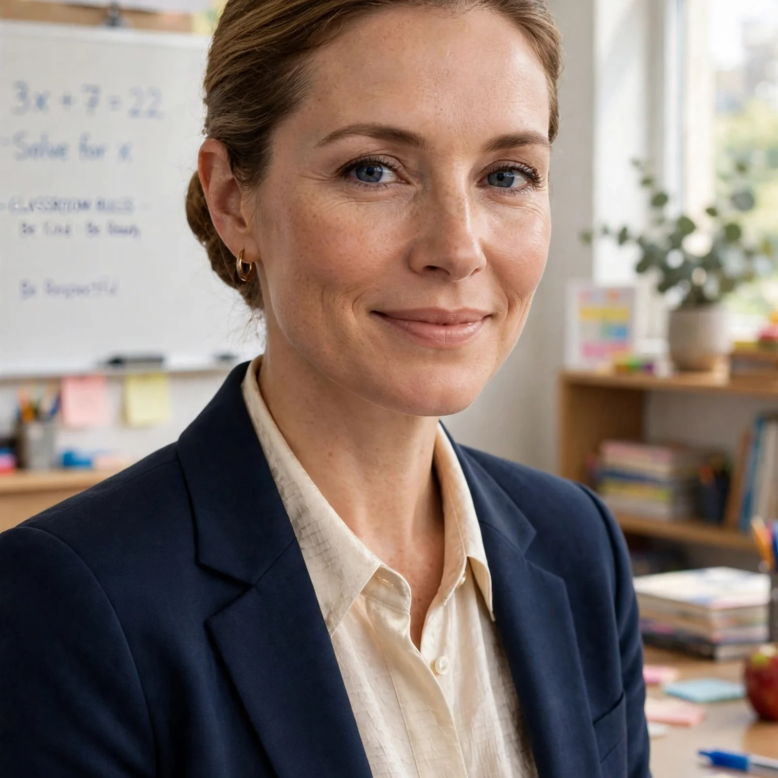 10 Professional Hairstyles for Teachers: Sleek Low Bun
