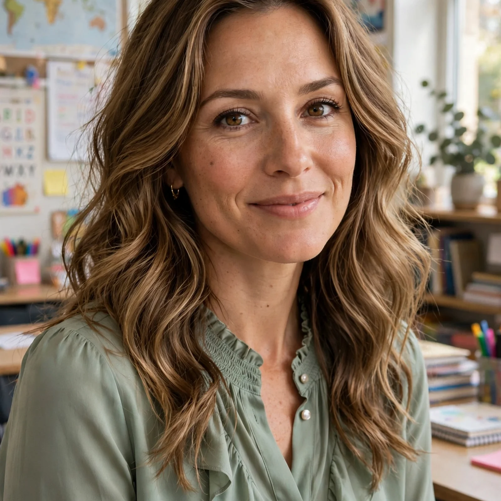 10 Professional Hairstyles for Teachers: Soft Loose Waves