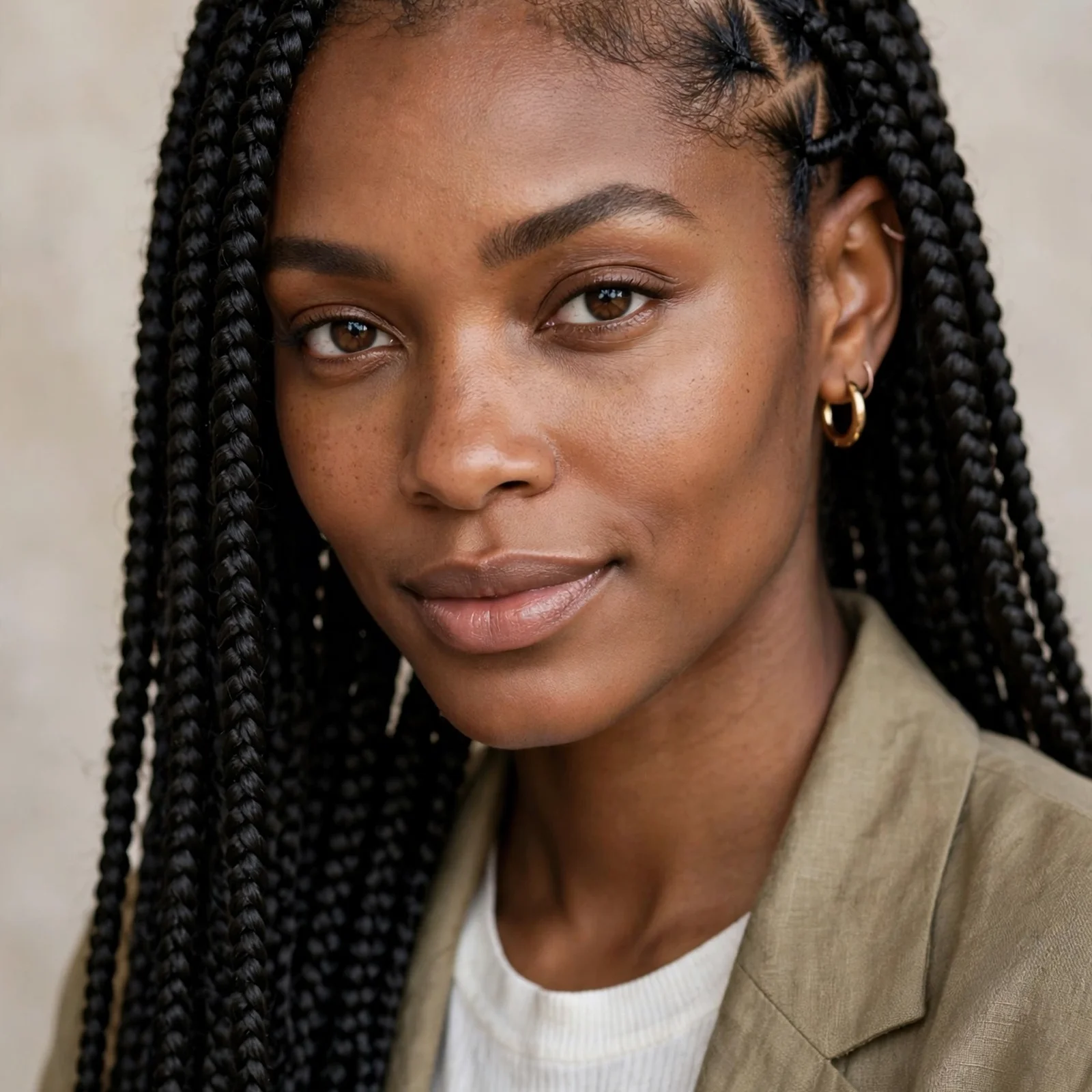 20 Best Protective Hairstyles for Black Women That Promote Growth in 2026: Triangle Part Box Braids