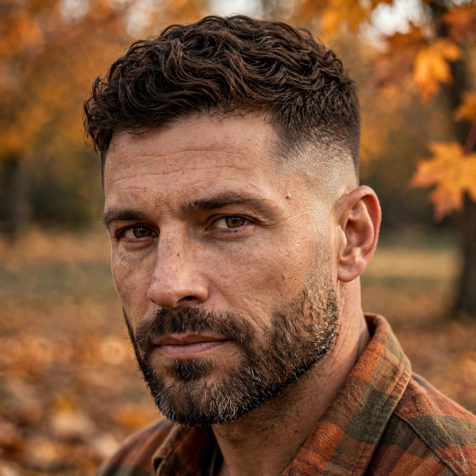Short Waves with Beard Fade