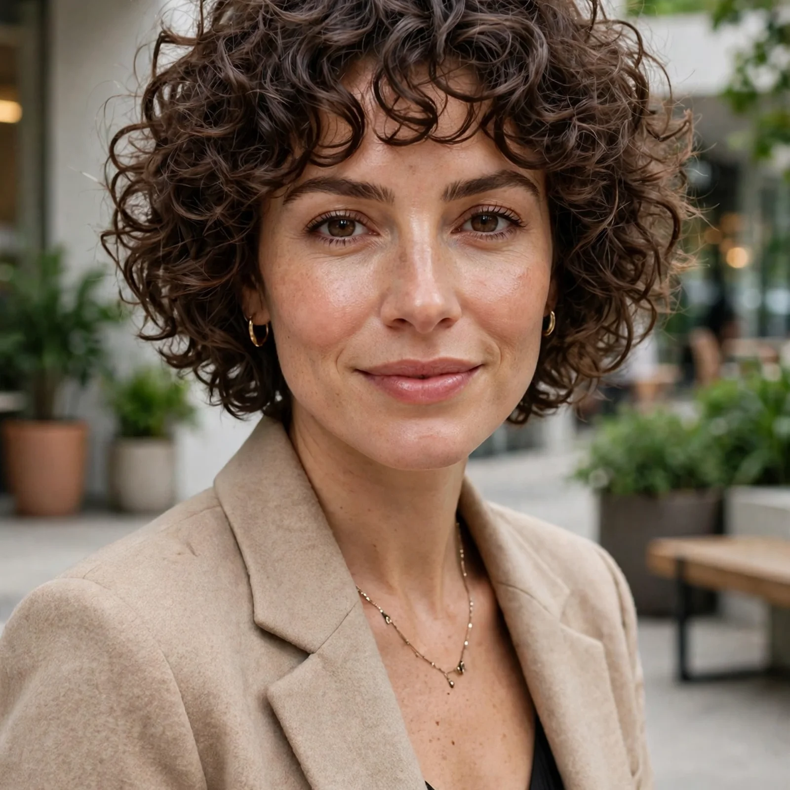 20 Cute & Chic Short Curly Hairstyles for Women to Rock in 2026: Curly Bob with Layers