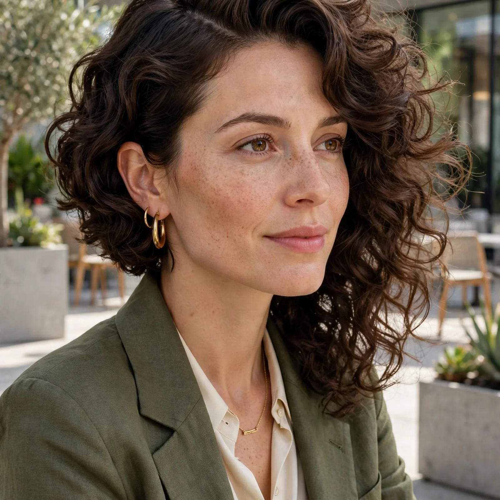 20 Cute & Chic Short Curly Hairstyles for Women to Rock in 2026: Side-Parted Curly Bob