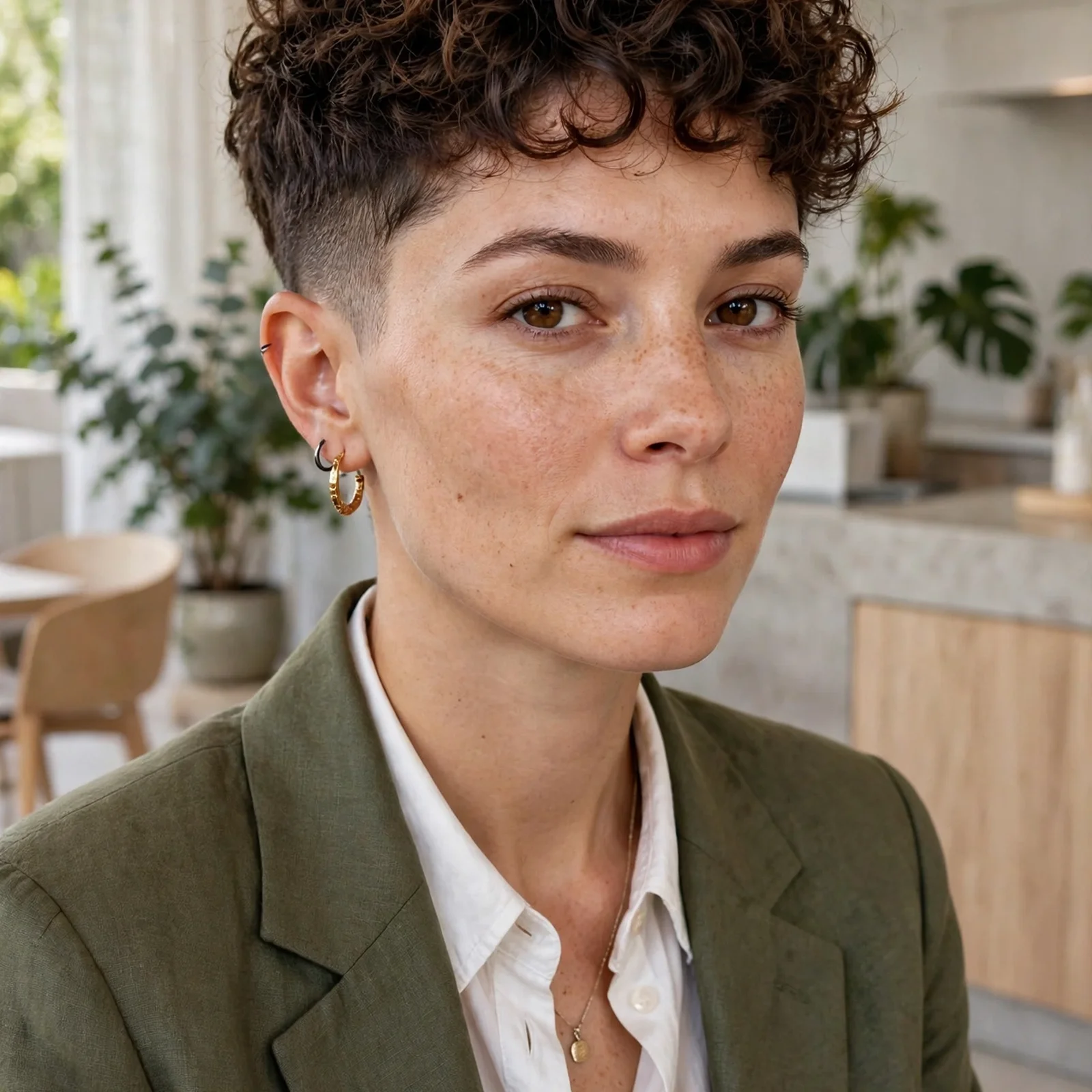 20 Cute & Chic Short Curly Hairstyles for Women to Rock in 2026: Tapered Curly Cut