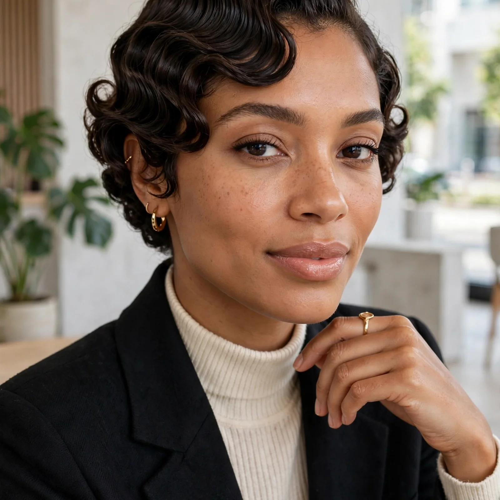 20 Cute & Chic Short Curly Hairstyles for Women to Rock in 2026: Vintage Finger Waves