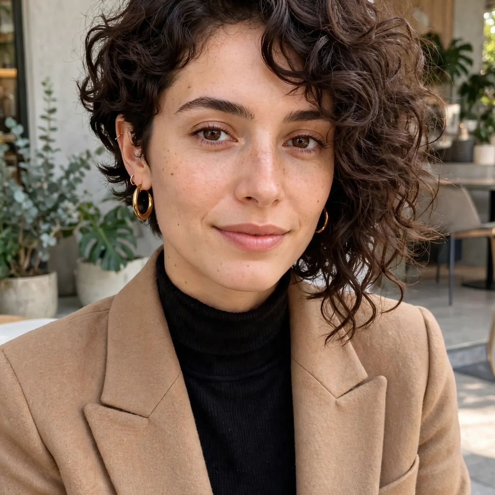 20 Cute & Chic Short Curly Hairstyles for Women to Rock in 2026: Asymmetrical Curly Bob