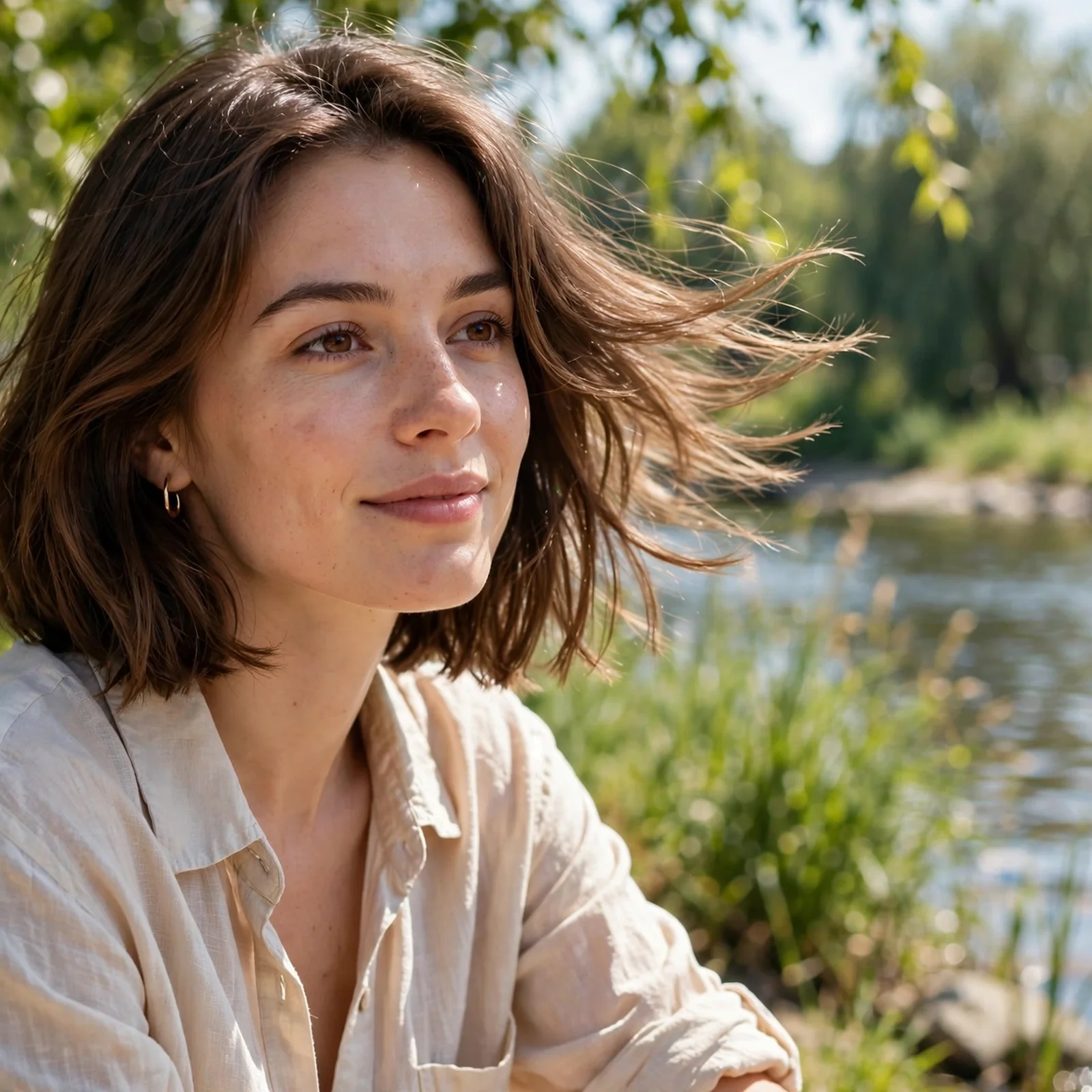 25 Short Hair Summer Hairstyles for Women That Look Effortlessly Stylish: Chin-Length Layered Bob