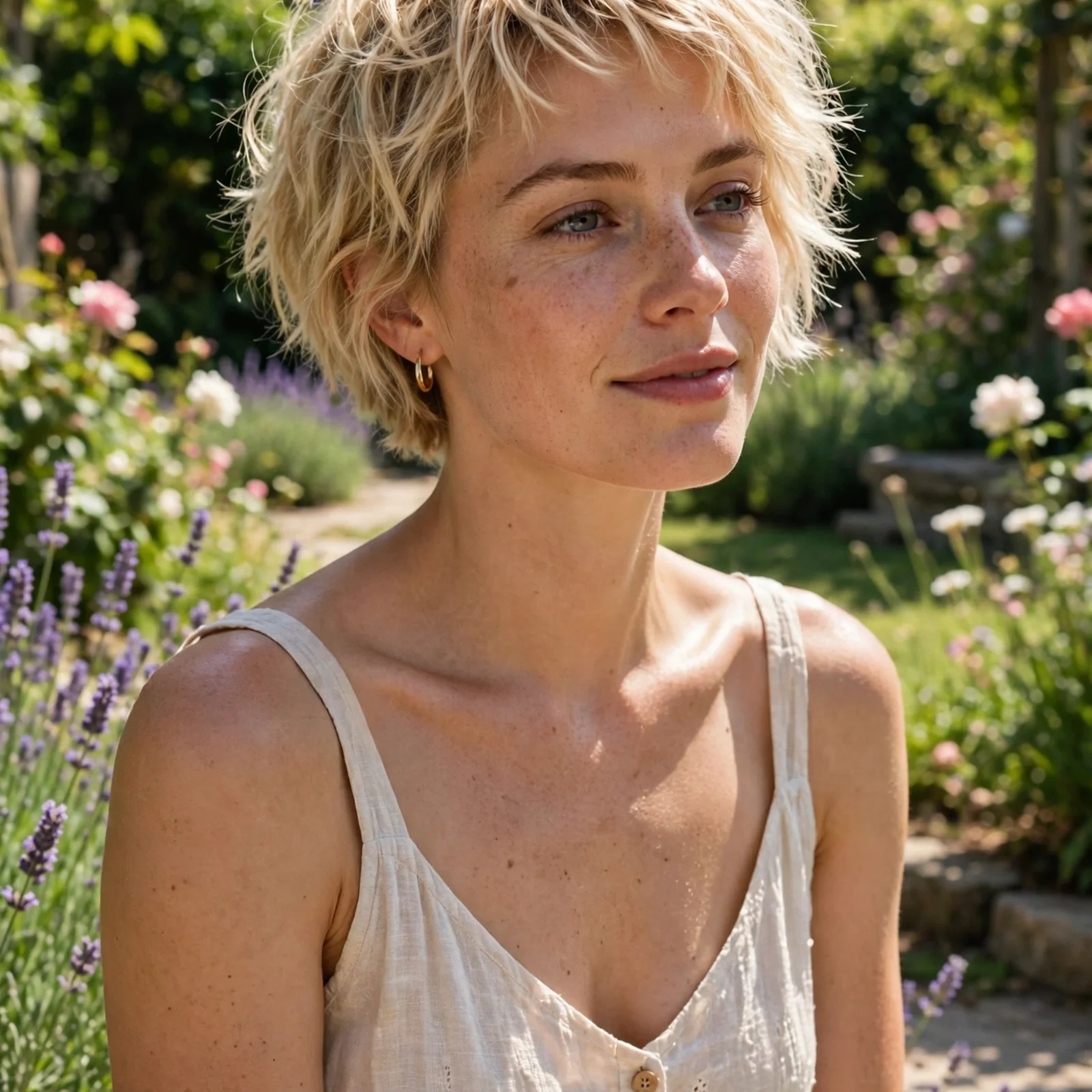 25 Short Hair Summer Hairstyles for Women That Look Effortlessly Stylish: Tousled French Crop Bob