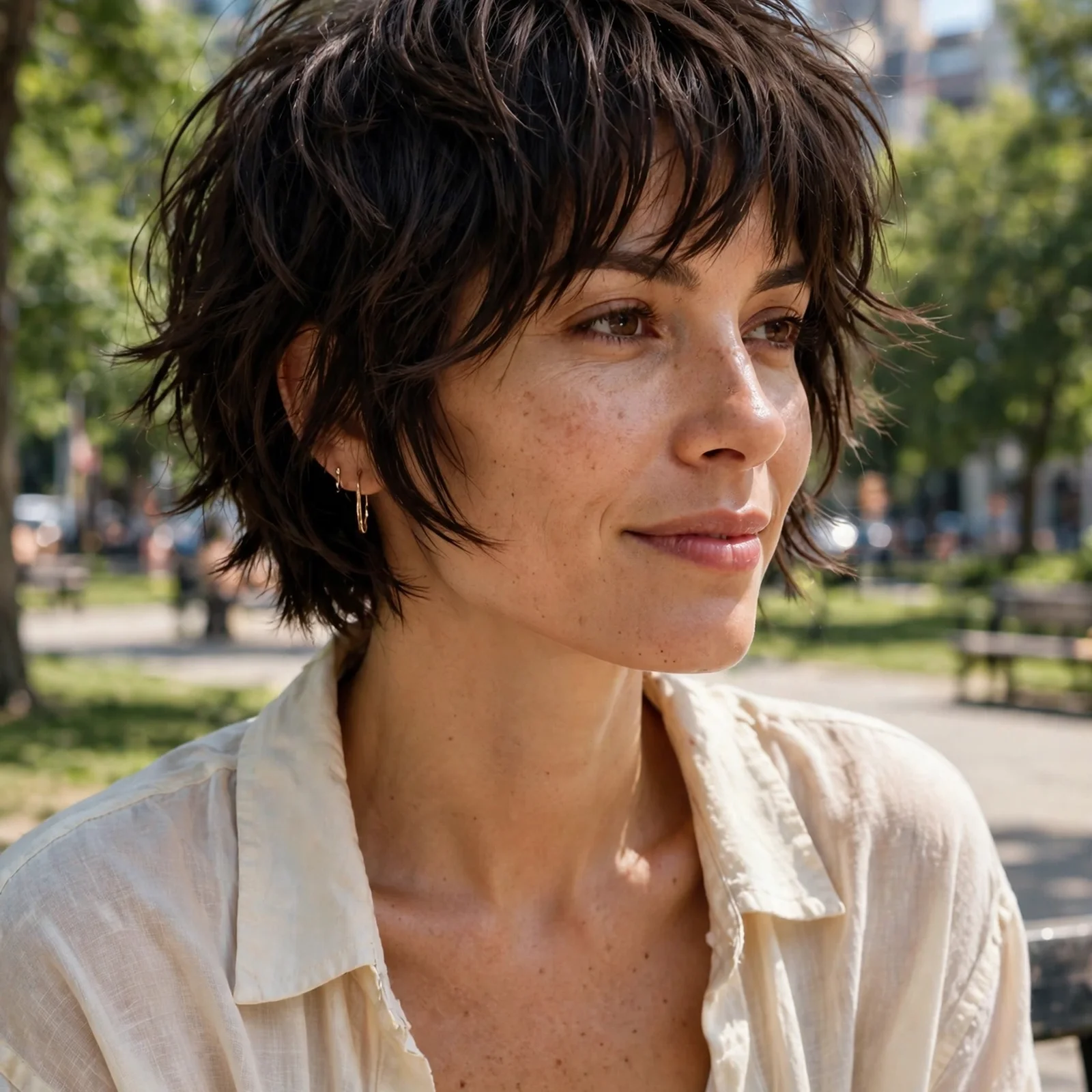 25 Short Hair Summer Hairstyles for Women That Look Effortlessly Stylish: Short Wolf Bob