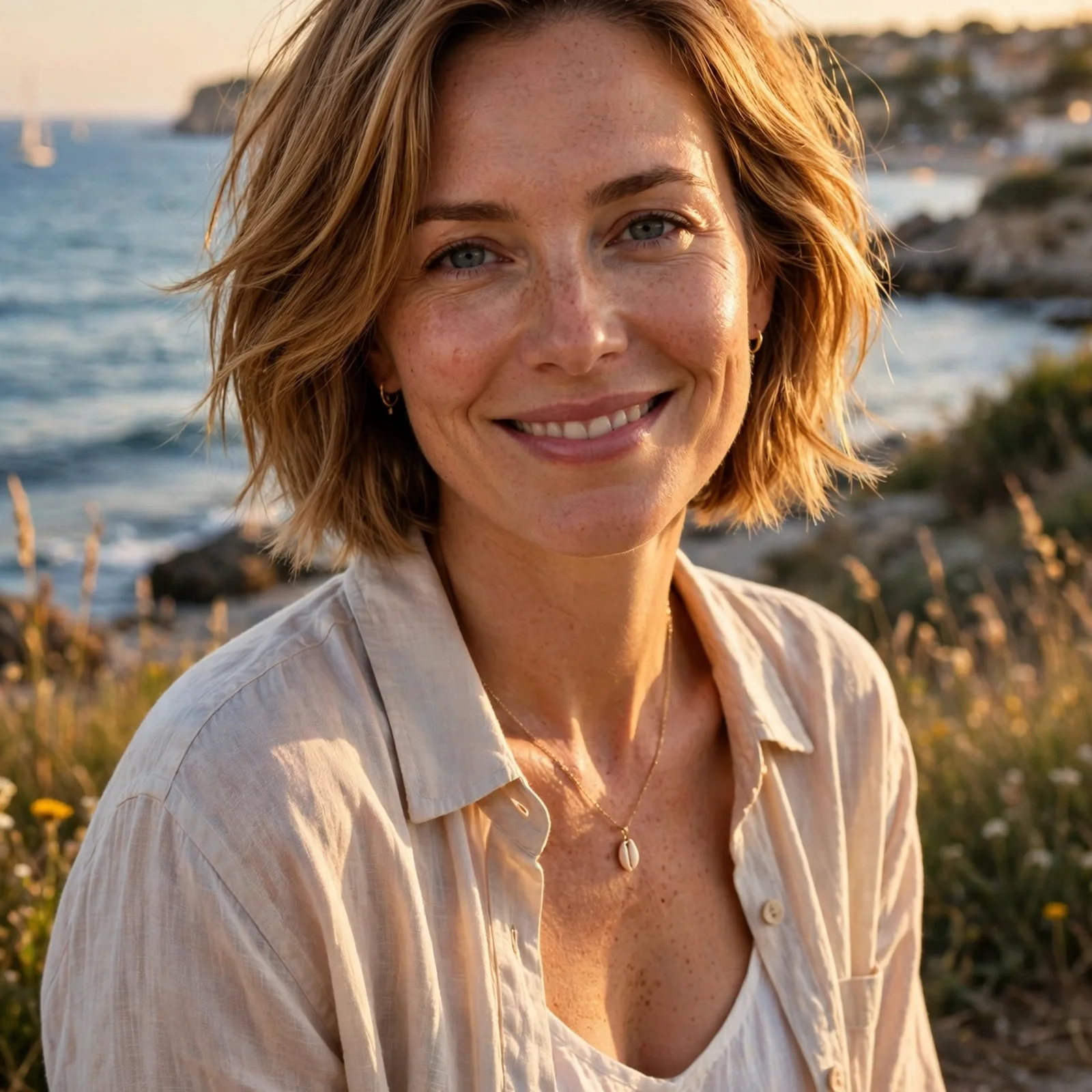 25 Short Hair Summer Hairstyles for Women That Look Effortlessly Stylish: Relaxed Layered French Bob