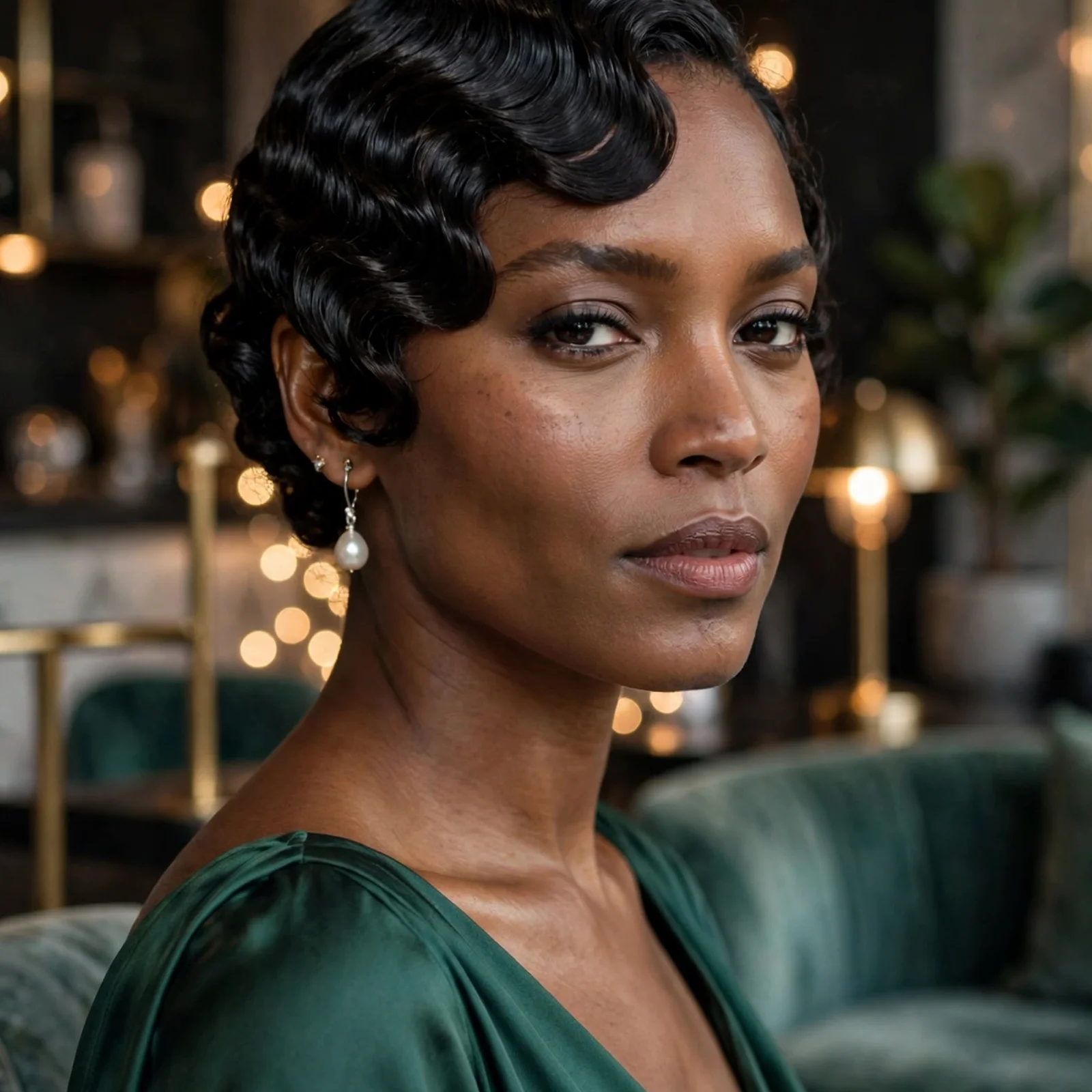 15 Bold & Beautiful Short Hairstyles for Black Women in 2026: Finger Waves