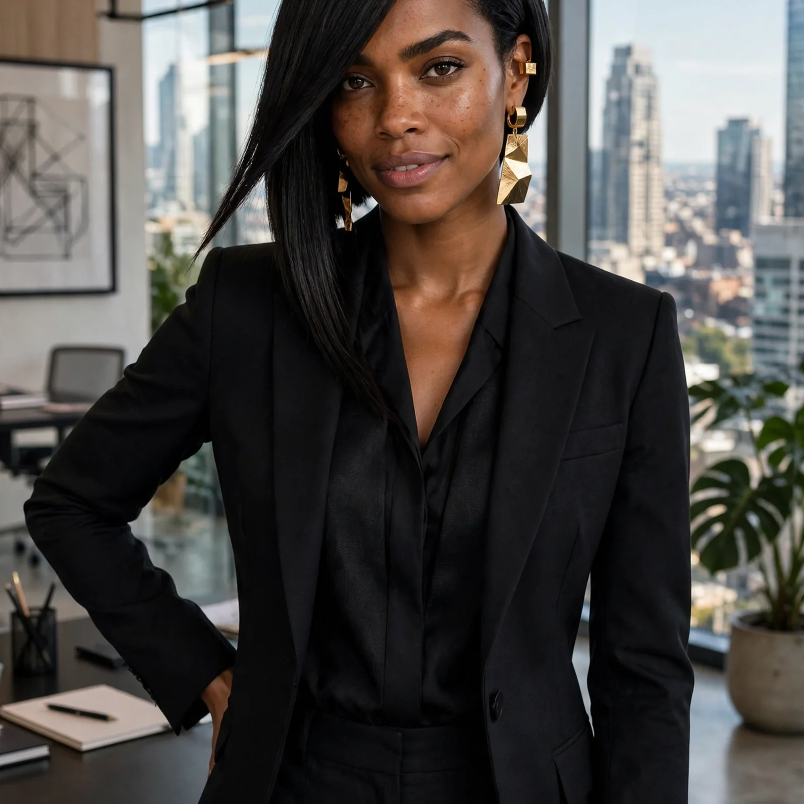 15 Bold & Beautiful Short Hairstyles for Black Women in 2026: Asymmetrical Bob