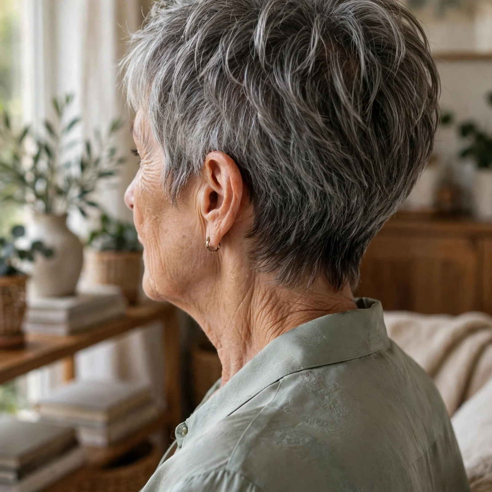 25 Short Women Hairstyles For Fine Hair Over 60 That Make You Look Instantly Younger: Textured Pixie Cut