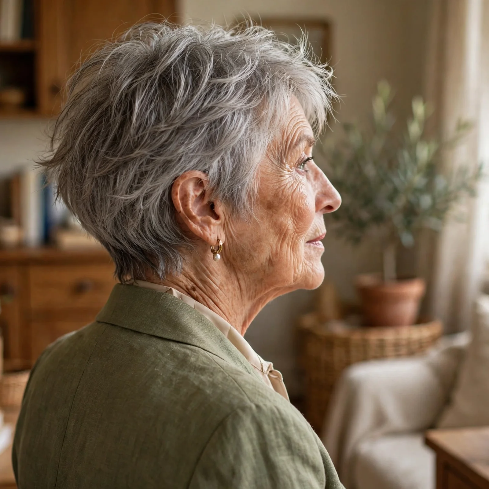 25 Short Women Hairstyles For Fine Hair Over 60 That Make You Look Instantly Younger: Feathered Crop