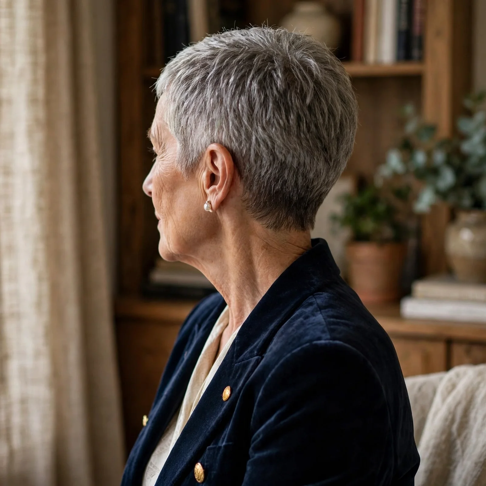25 Short Women Hairstyles For Fine Hair Over 60 That Make You Look Instantly Younger: Classic Short Crop