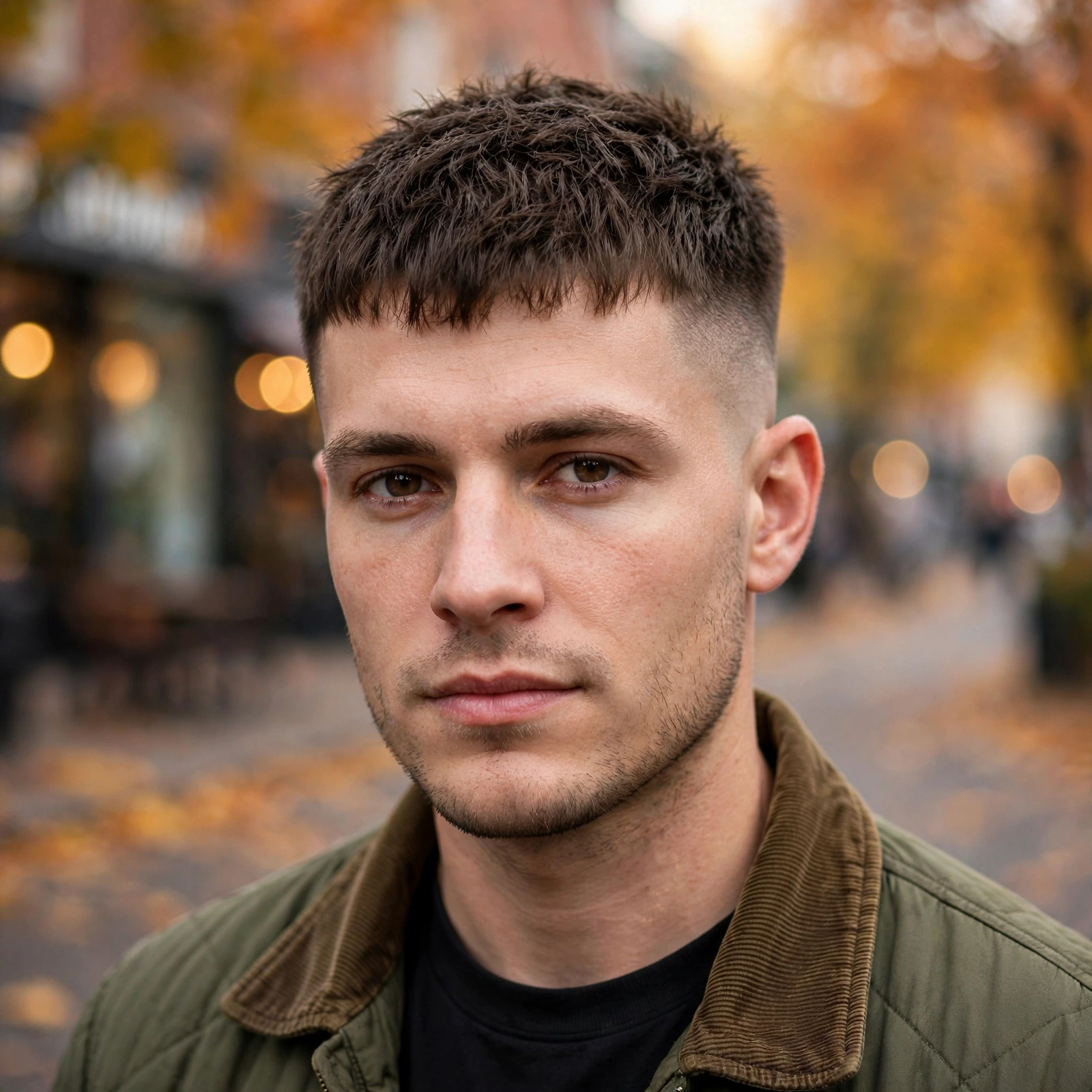 Textured Crop with Mid Fade