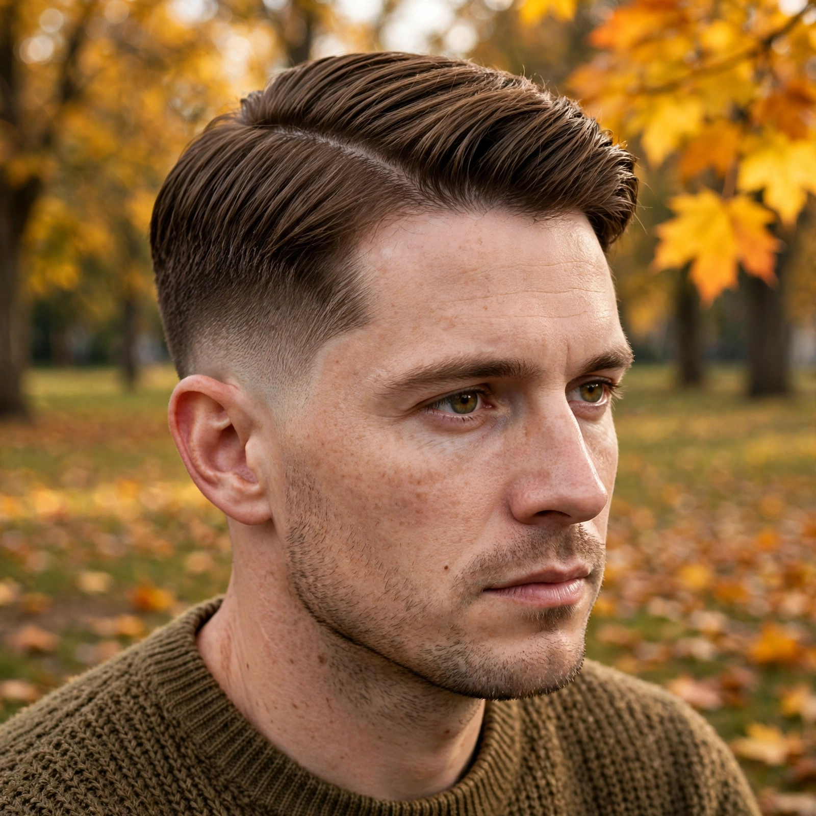 Classic Side Part with Taper