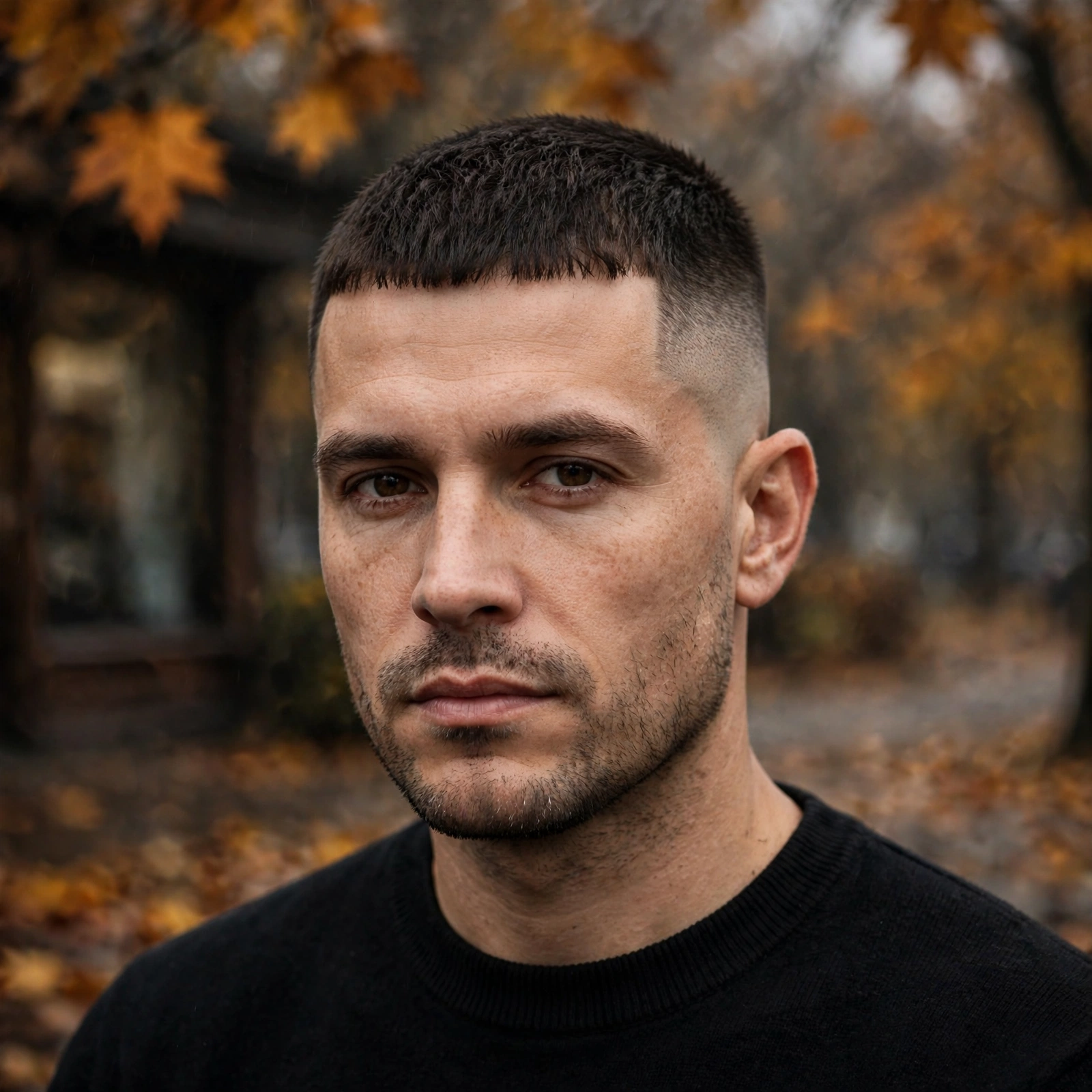 French Crop with Skin Fade