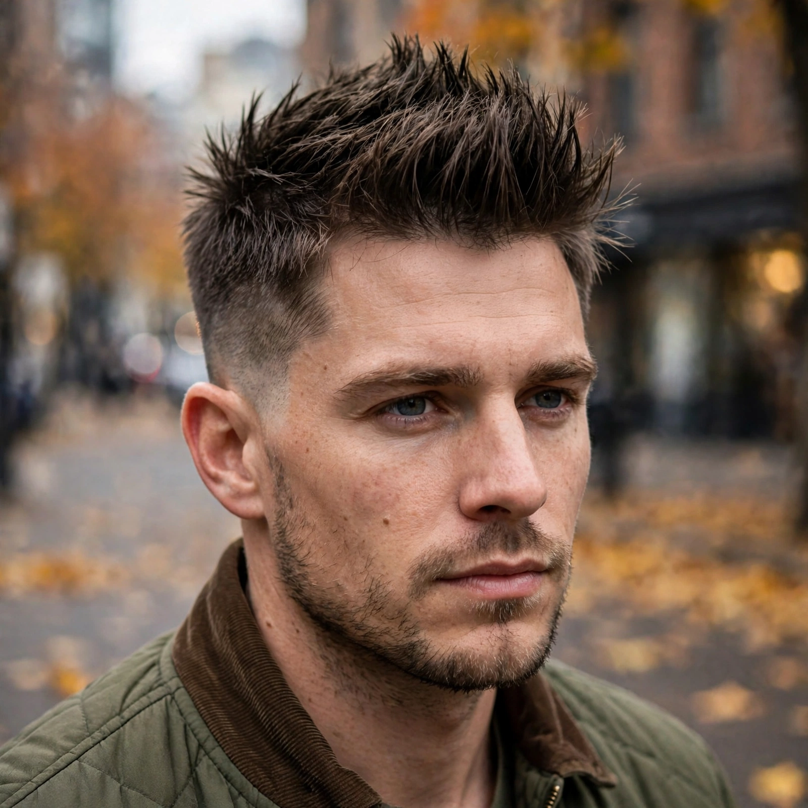 Faux Hawk with Textured Top