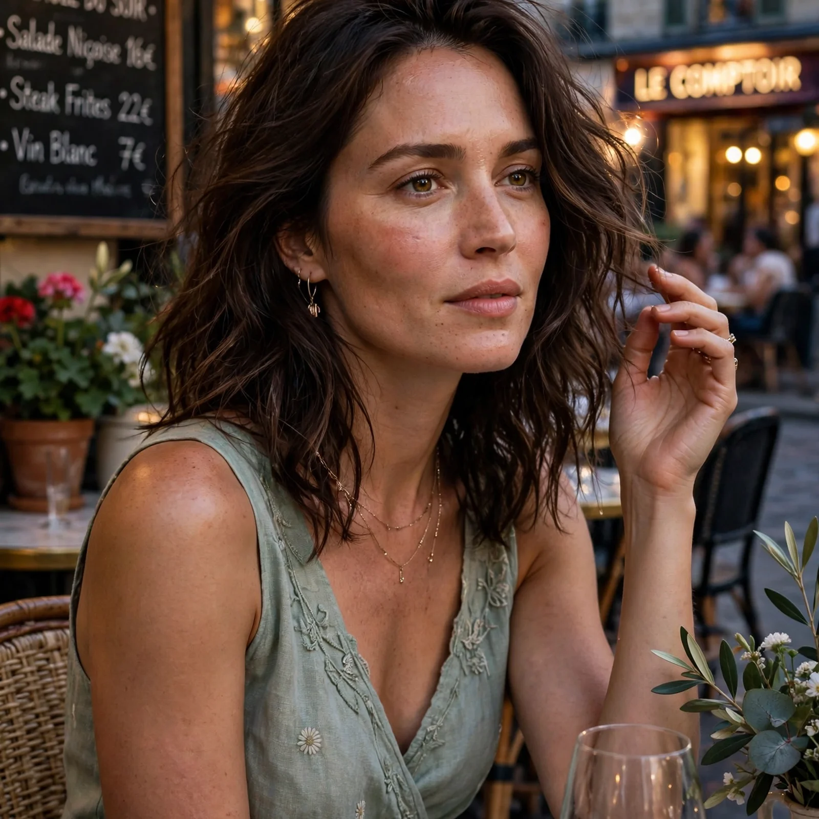 25 Summer Date Night Hairstyles for Women That Look Effortlessly Romantic: Textured French Girl Waves