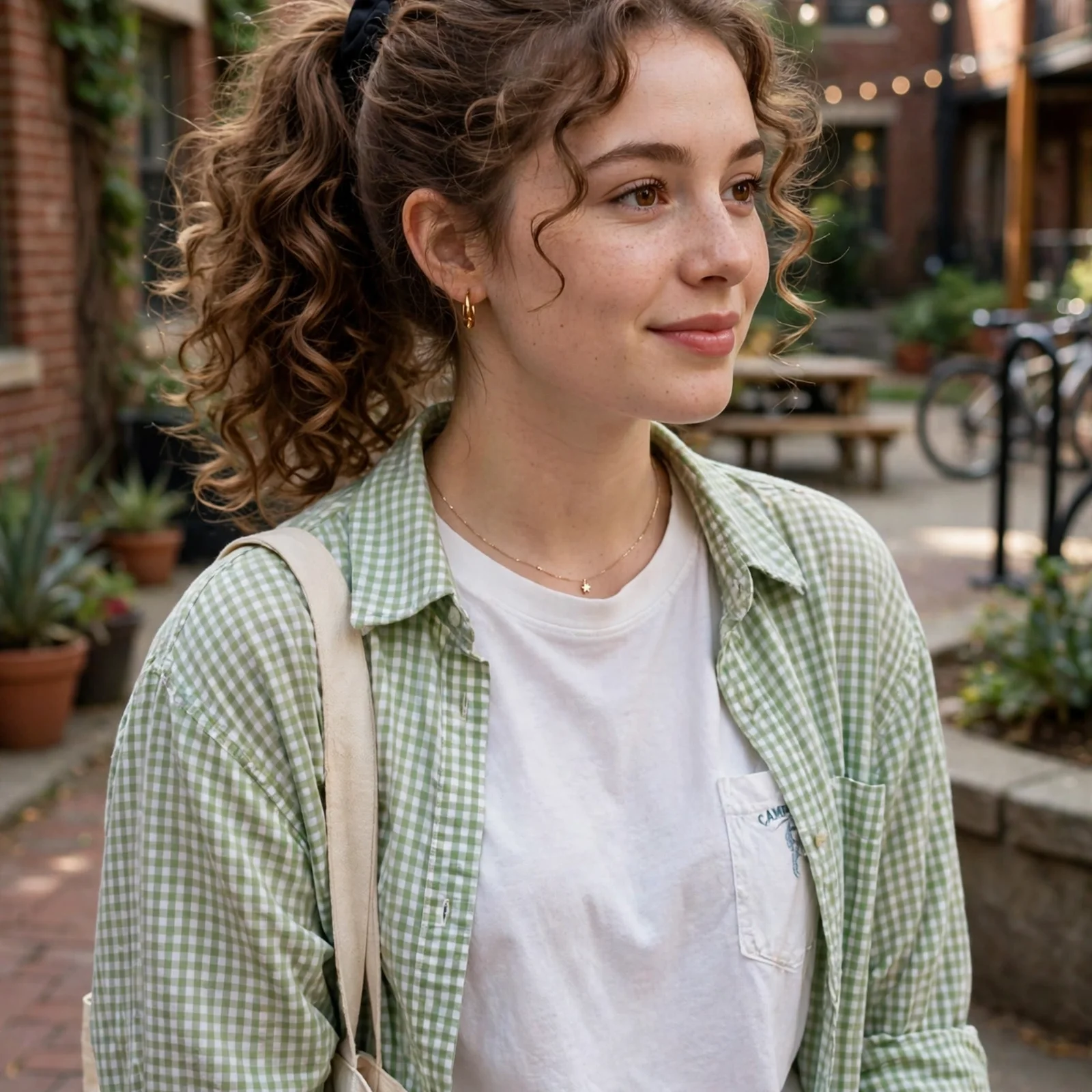 25 Summer Hairstyles for College Girls That Stay Fresh From Morning to Night: Heatless Curl Ponytail