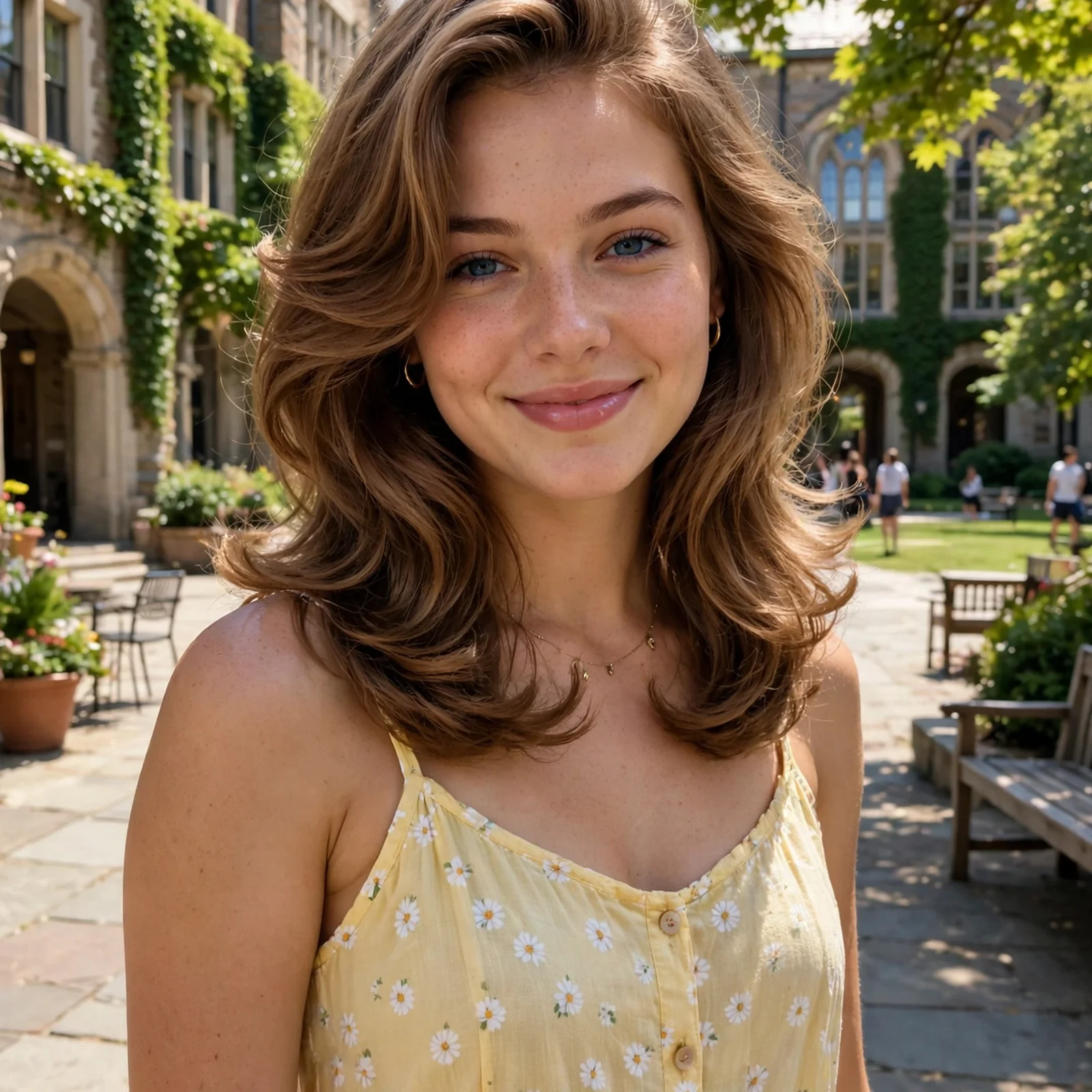25 Summer Hairstyles for College Girls That Stay Fresh From Morning to Night: Soft Blowout Layers