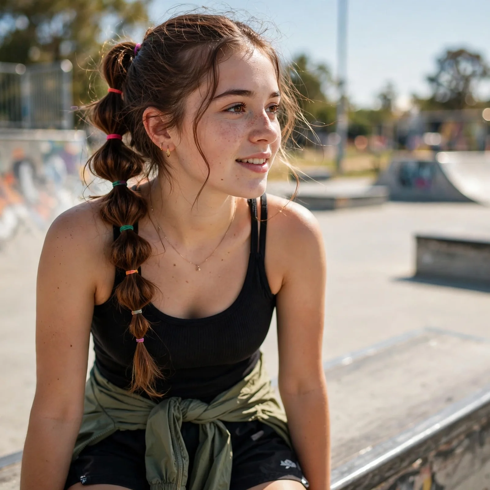 25 Summer Hairstyles for Teenage Girls That Look Trendy Without Much Effort: Bubble Braid Ponytail