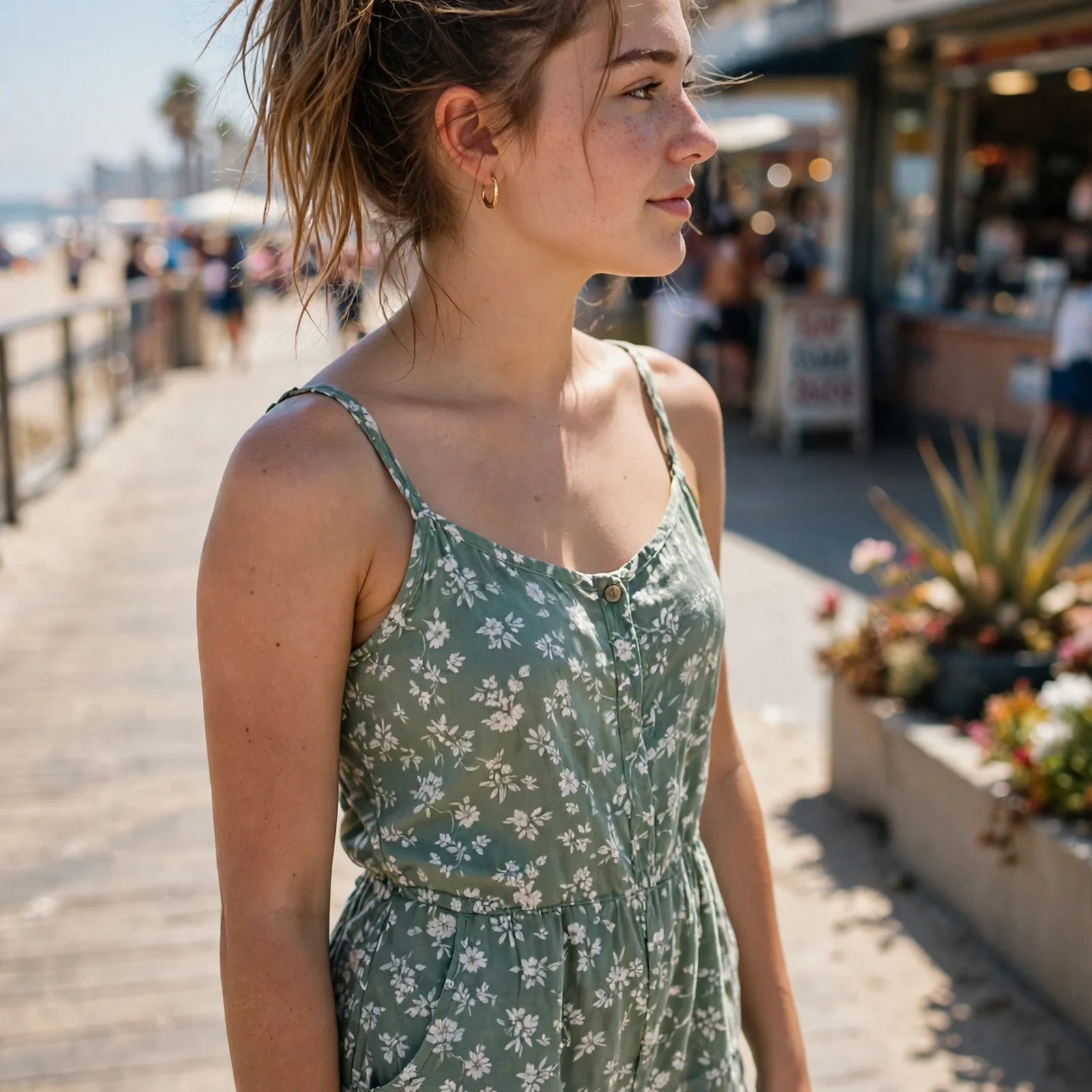 25 Summer Hairstyles for Teenage Girls That Look Trendy Without Much Effort: High Messy Ponytail