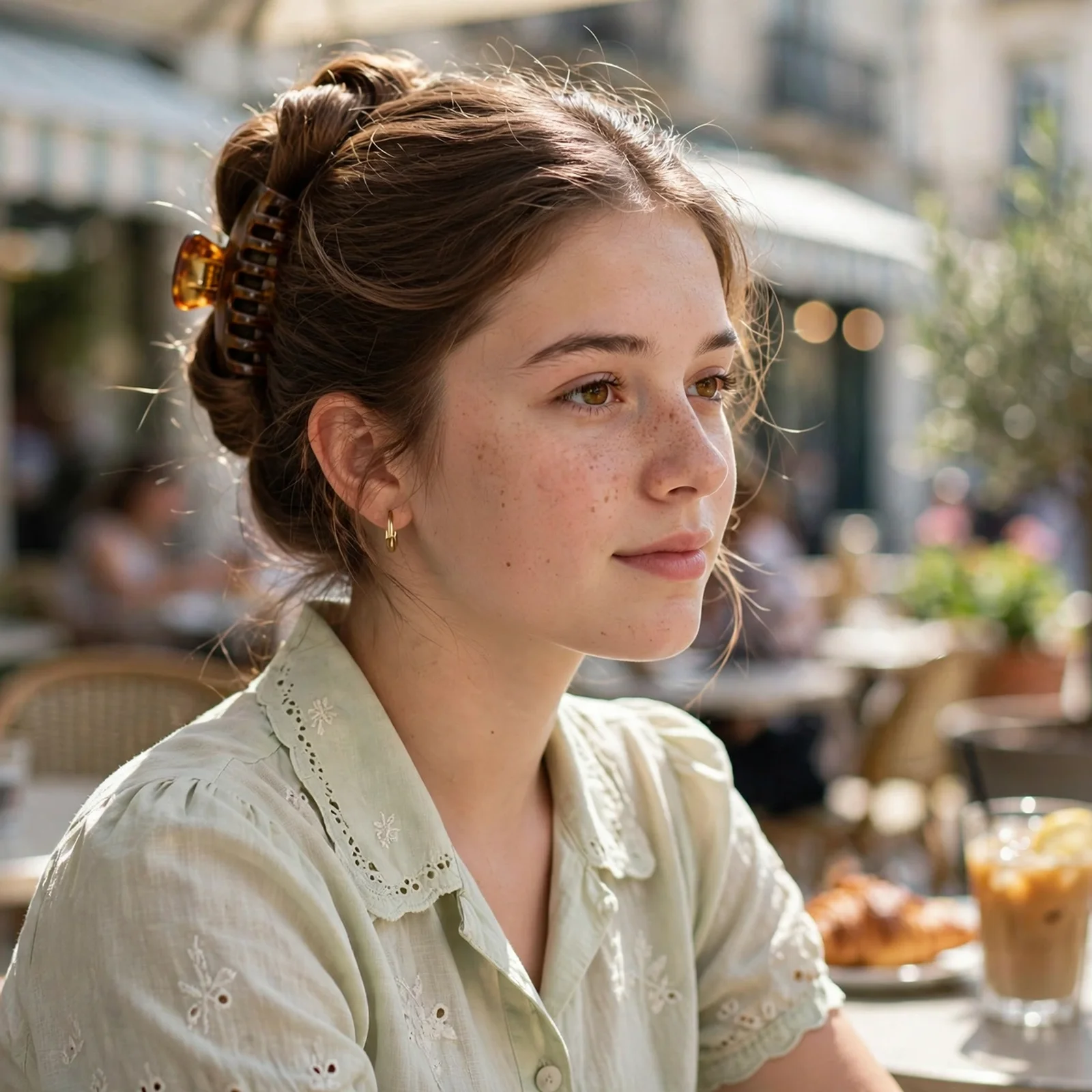25 Summer Hairstyles for Teenage Girls That Look Trendy Without Much Effort: Claw Clip French Twist