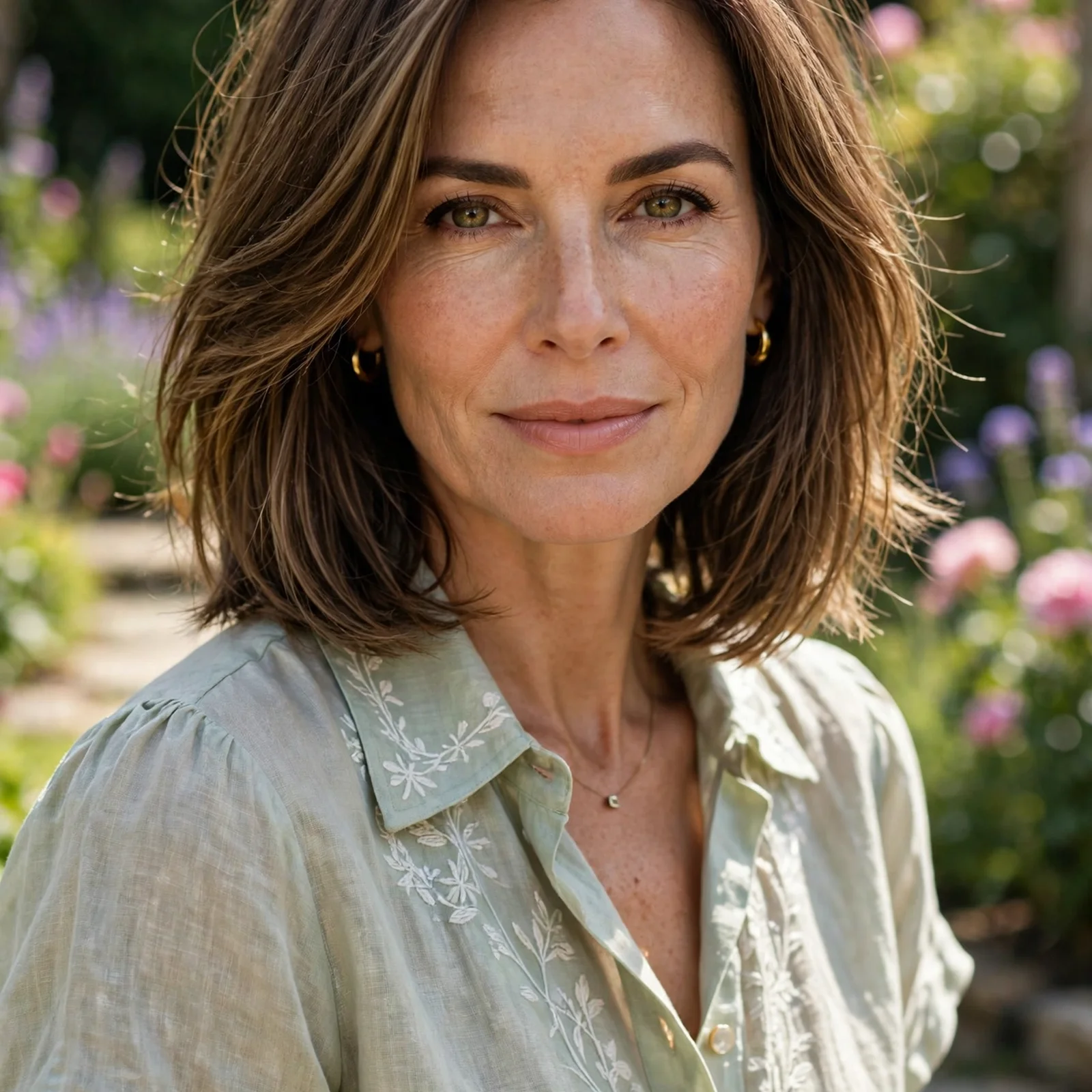 25 Summer Hairstyles for Women Over 40 That Look Youthful & Effortless: Layered Long Bob