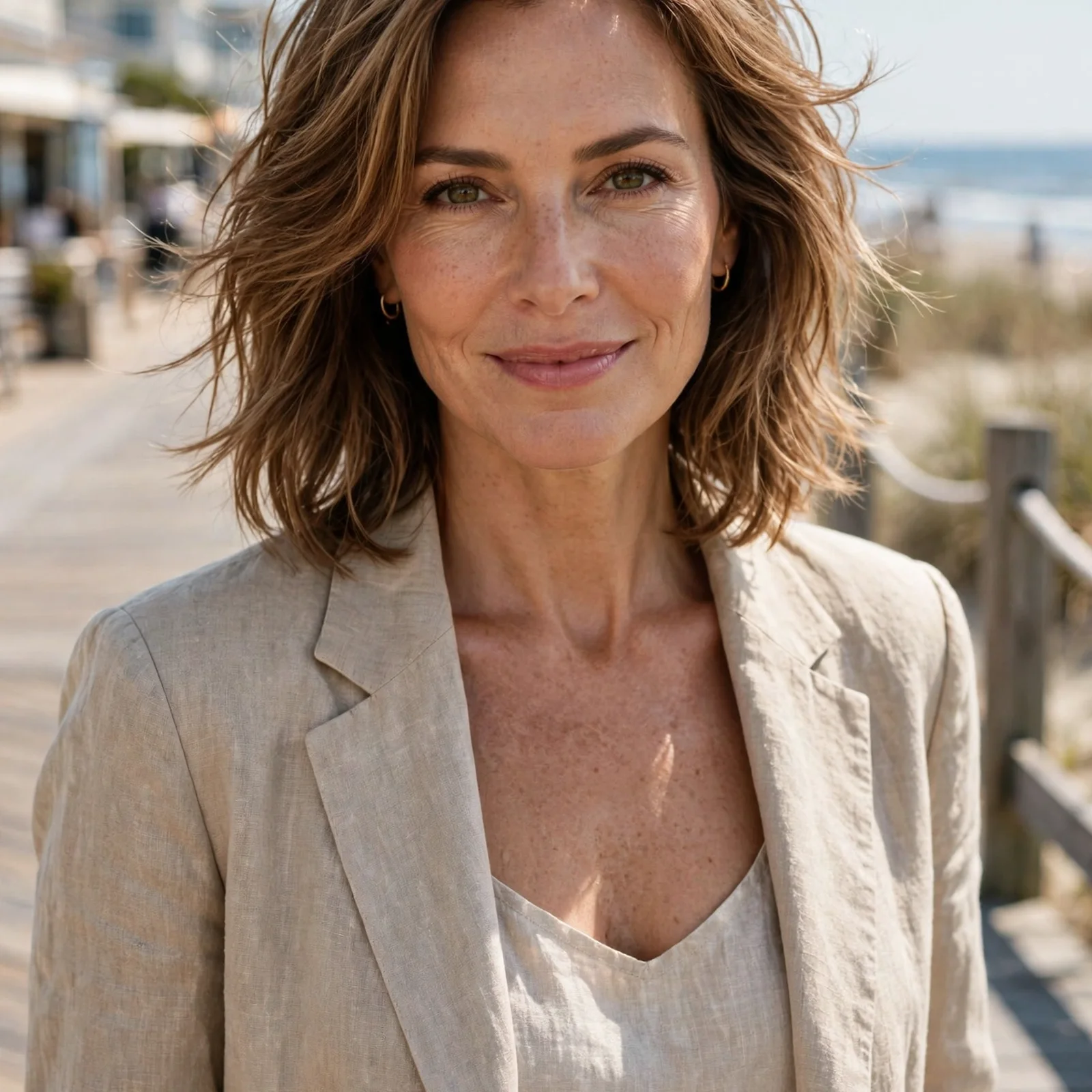 25 Summer Hairstyles for Women Over 40 That Look Youthful & Effortless: Layered Long Bob