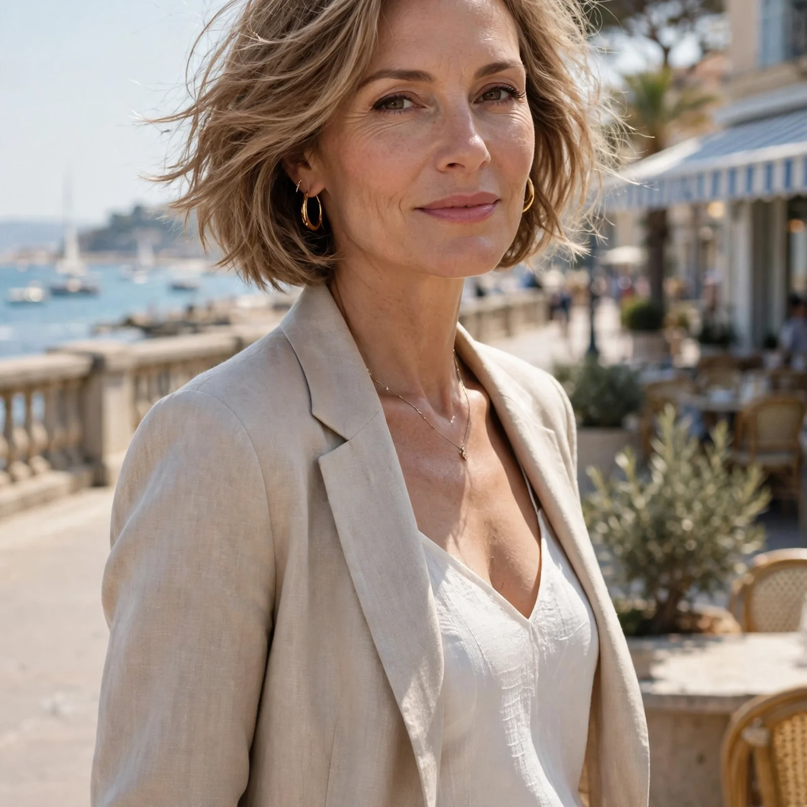 25 Summer Hairstyles for Women Over 40 That Look Youthful & Effortless: Airy French Bob