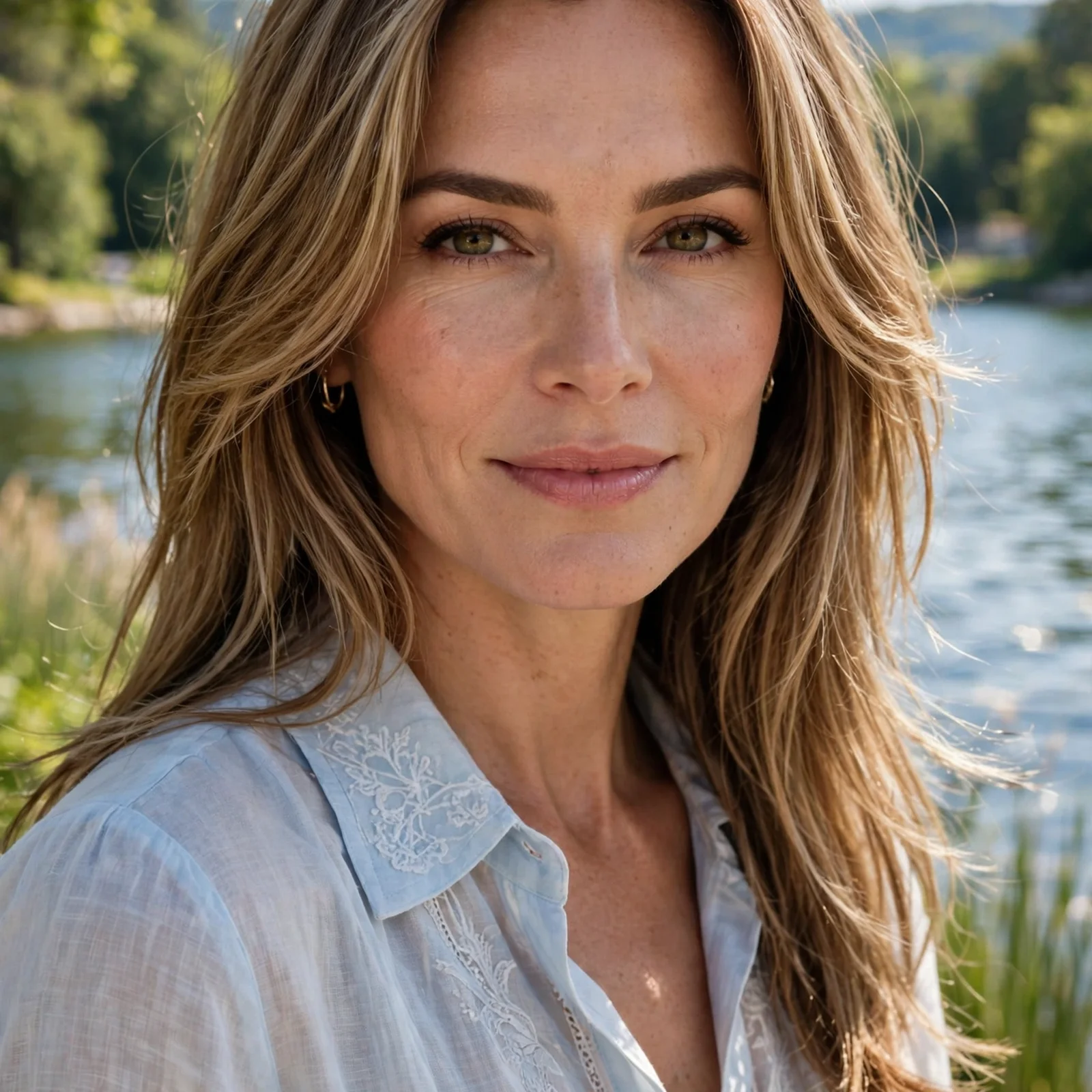 25 Summer Hairstyles for Women Over 40 That Look Youthful & Effortless: Long Layers with Face-Framing Pieces